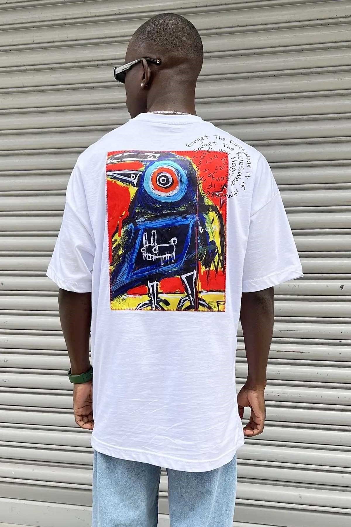 Oversize Beyaz T-Shirt