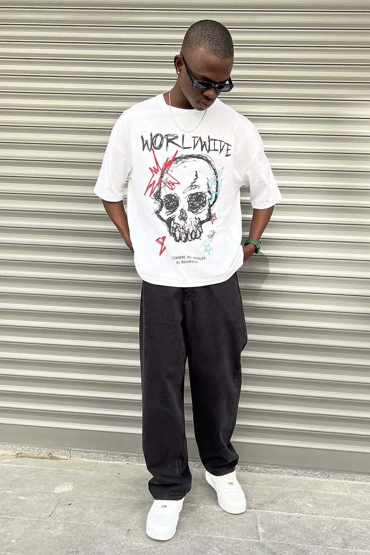 Oversize Beyaz T-shirt