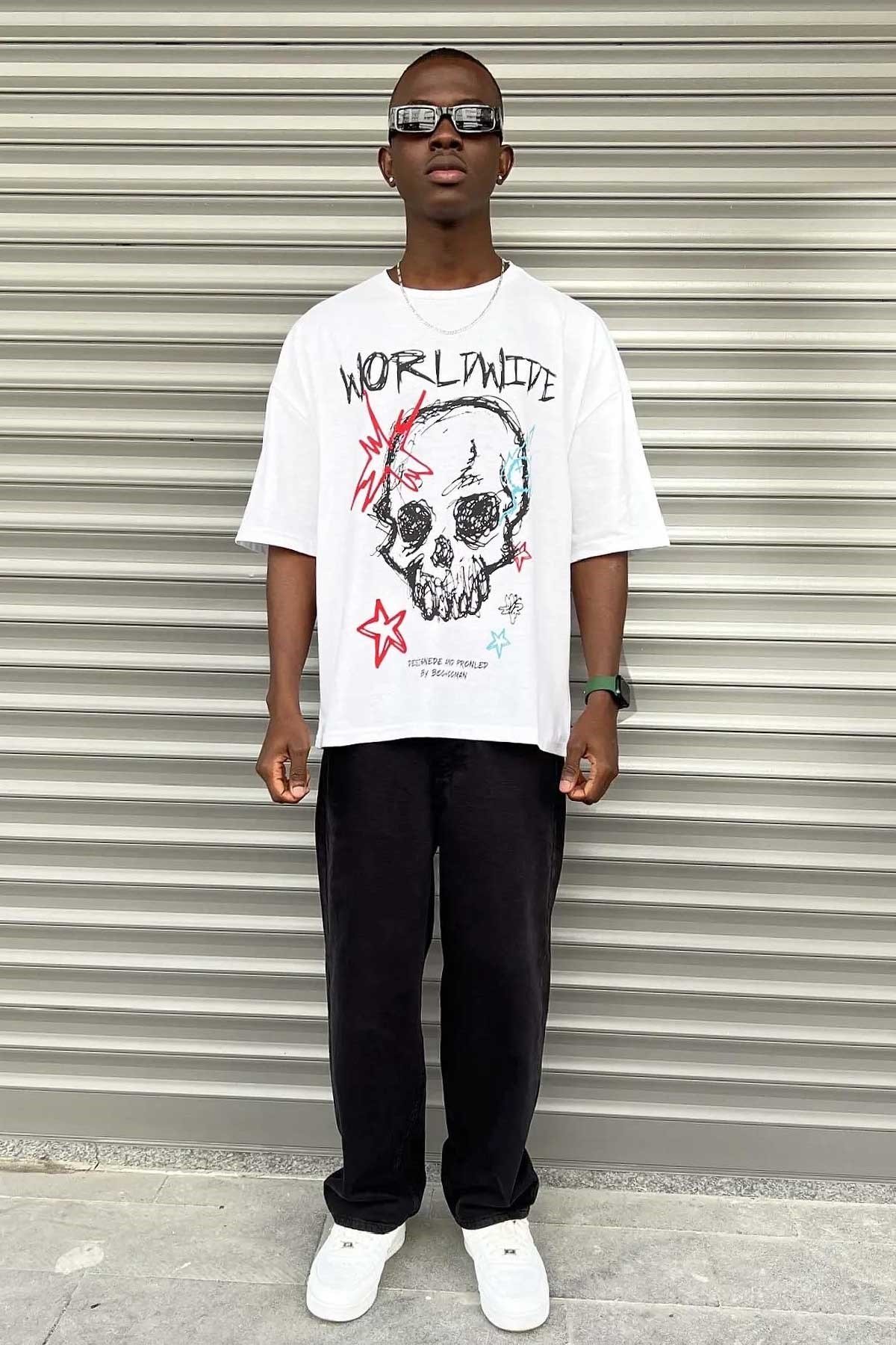 Oversize Beyaz T-shirt