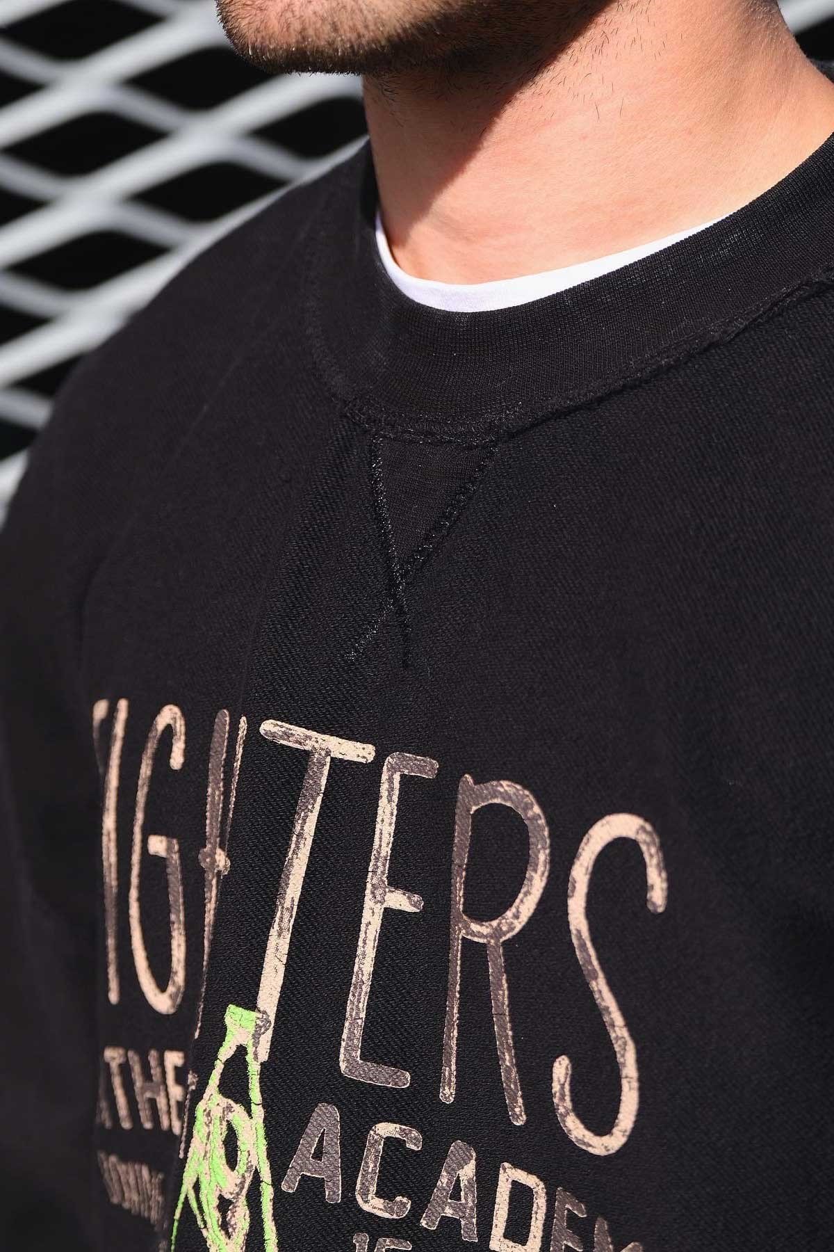 Oversize Çift Taraflı Sweatshirt