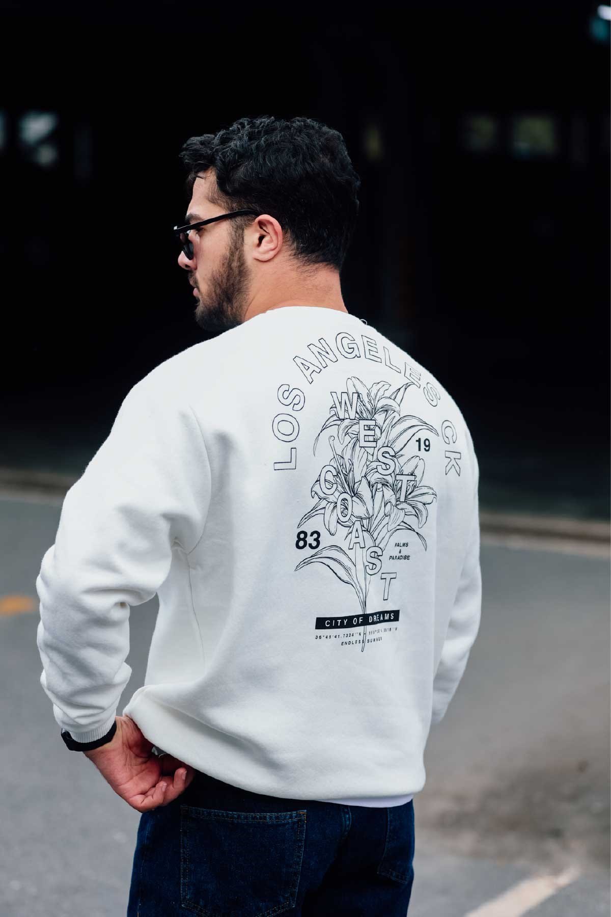 Oversize Crısıs Yıkamalı Sweatshirt