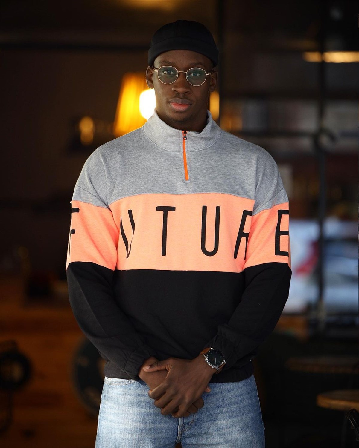 OVERSIZE FUTURE SWEATSHIRT TURUNCU