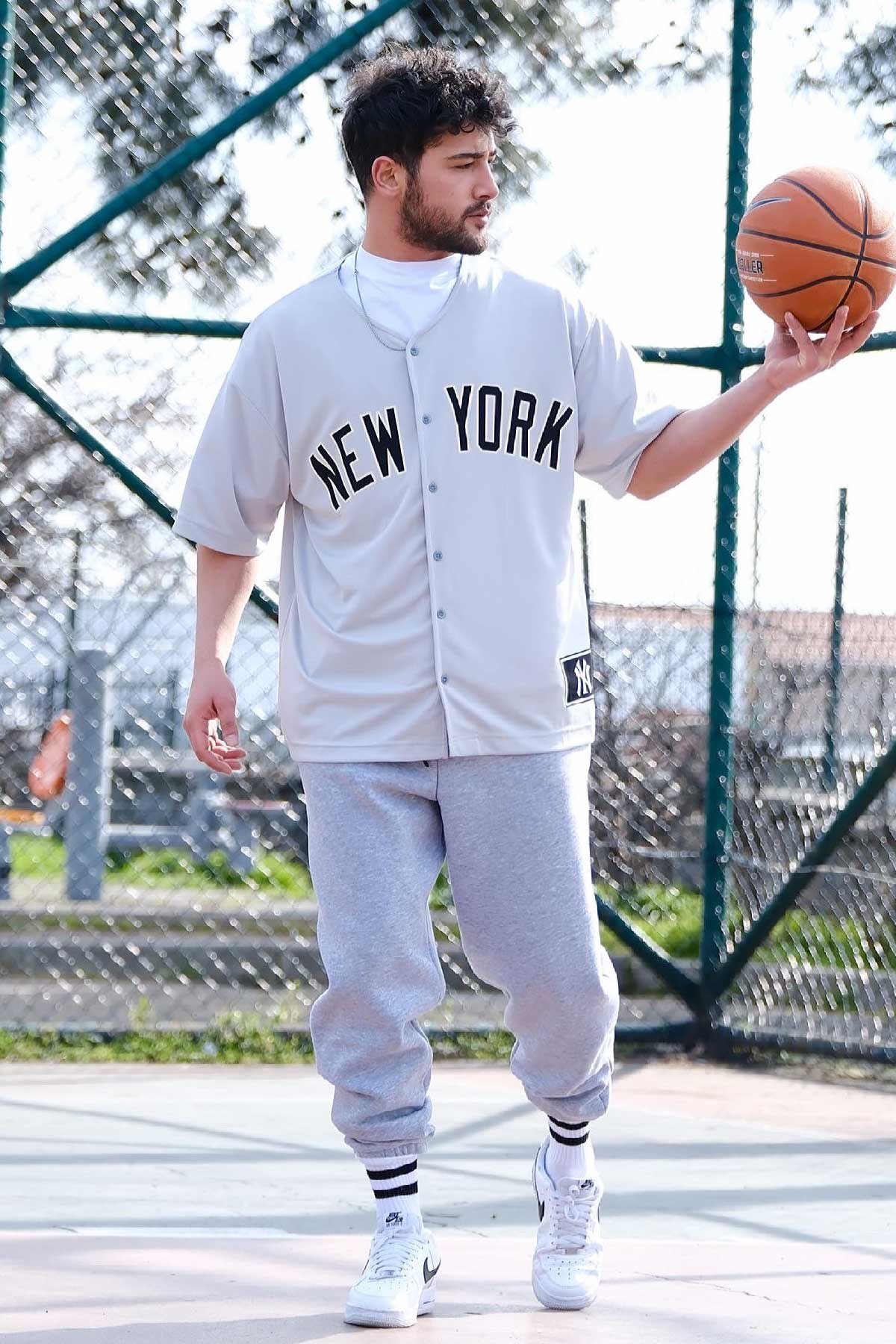 Oversize Gri NY Forma 