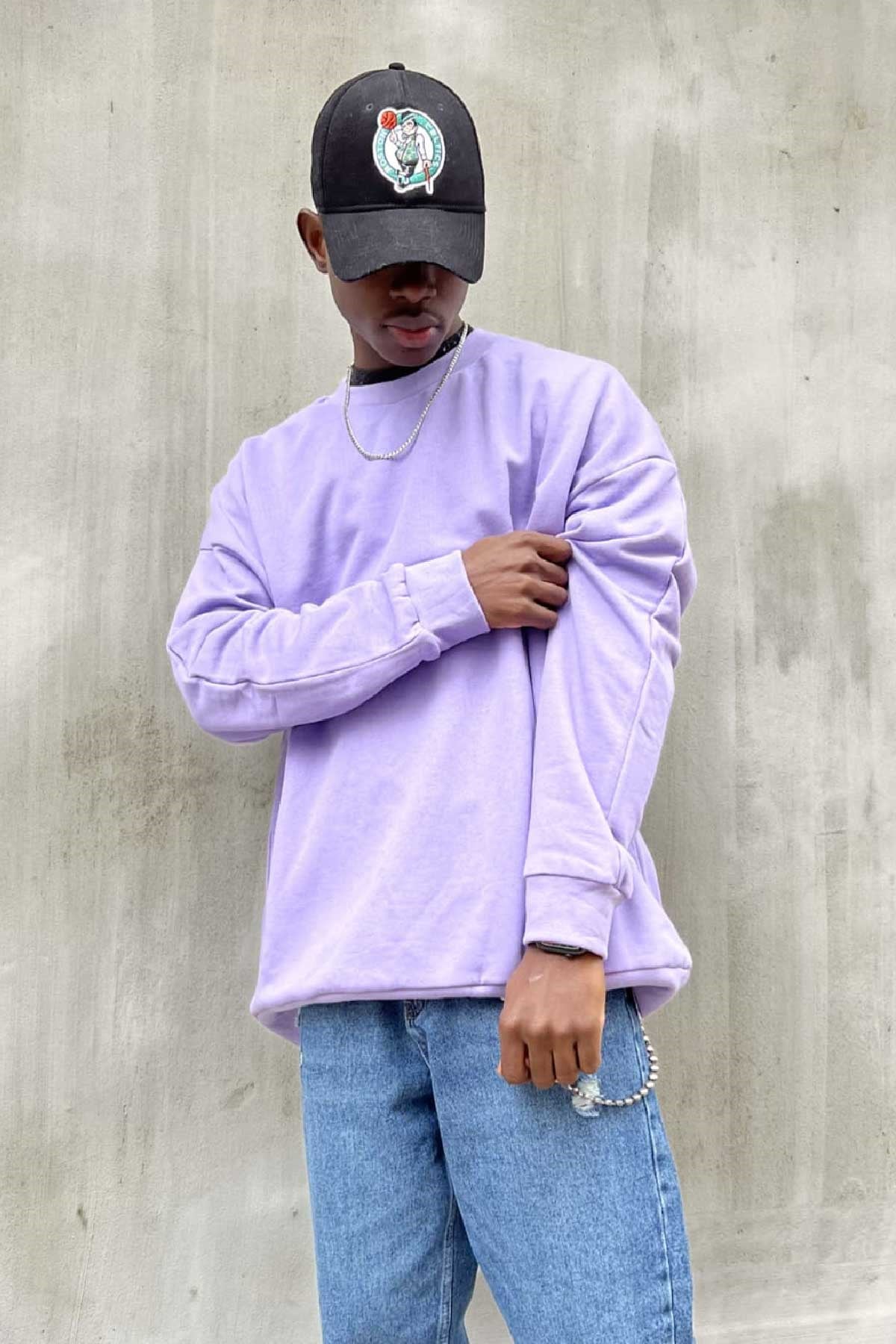 Oversize Lila Sweatshirt