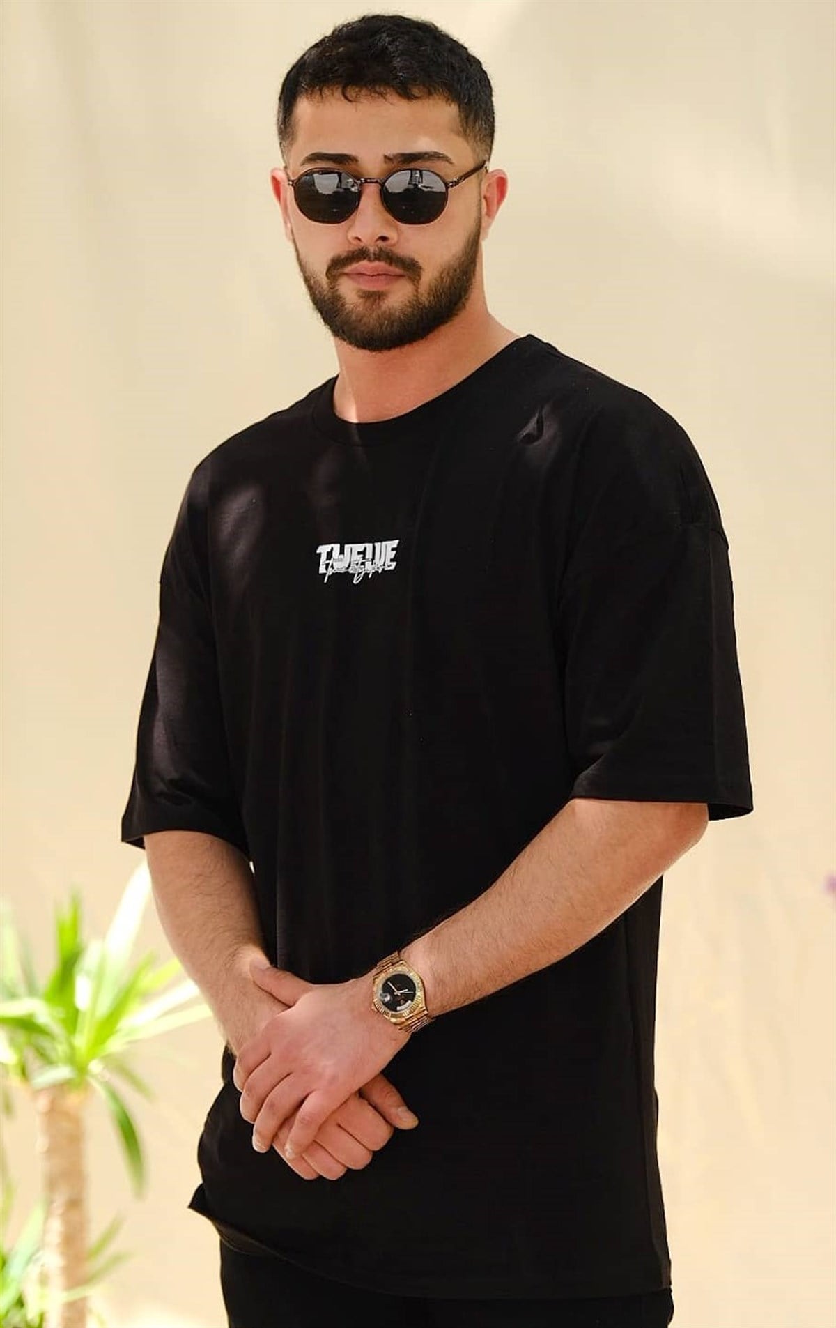 Oversize Siyah Allure T-Shirt