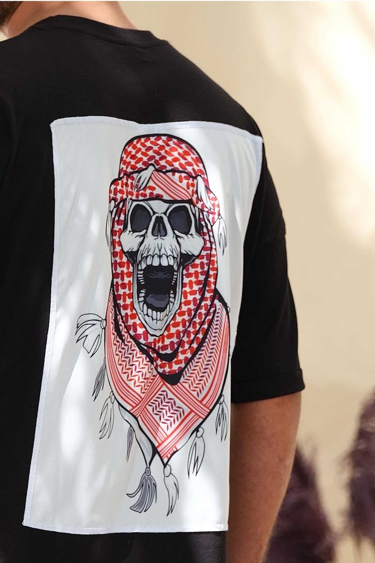 Oversize Siyah Catch T-Shirt