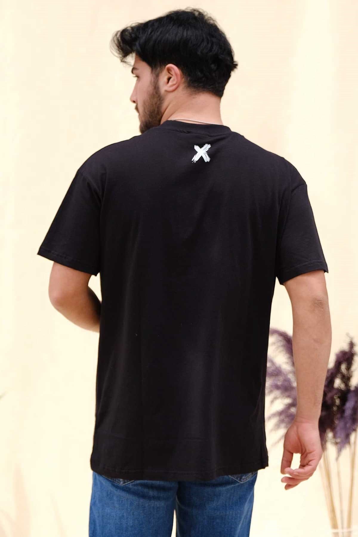 Oversize Siyah Go Flow T-Shirt