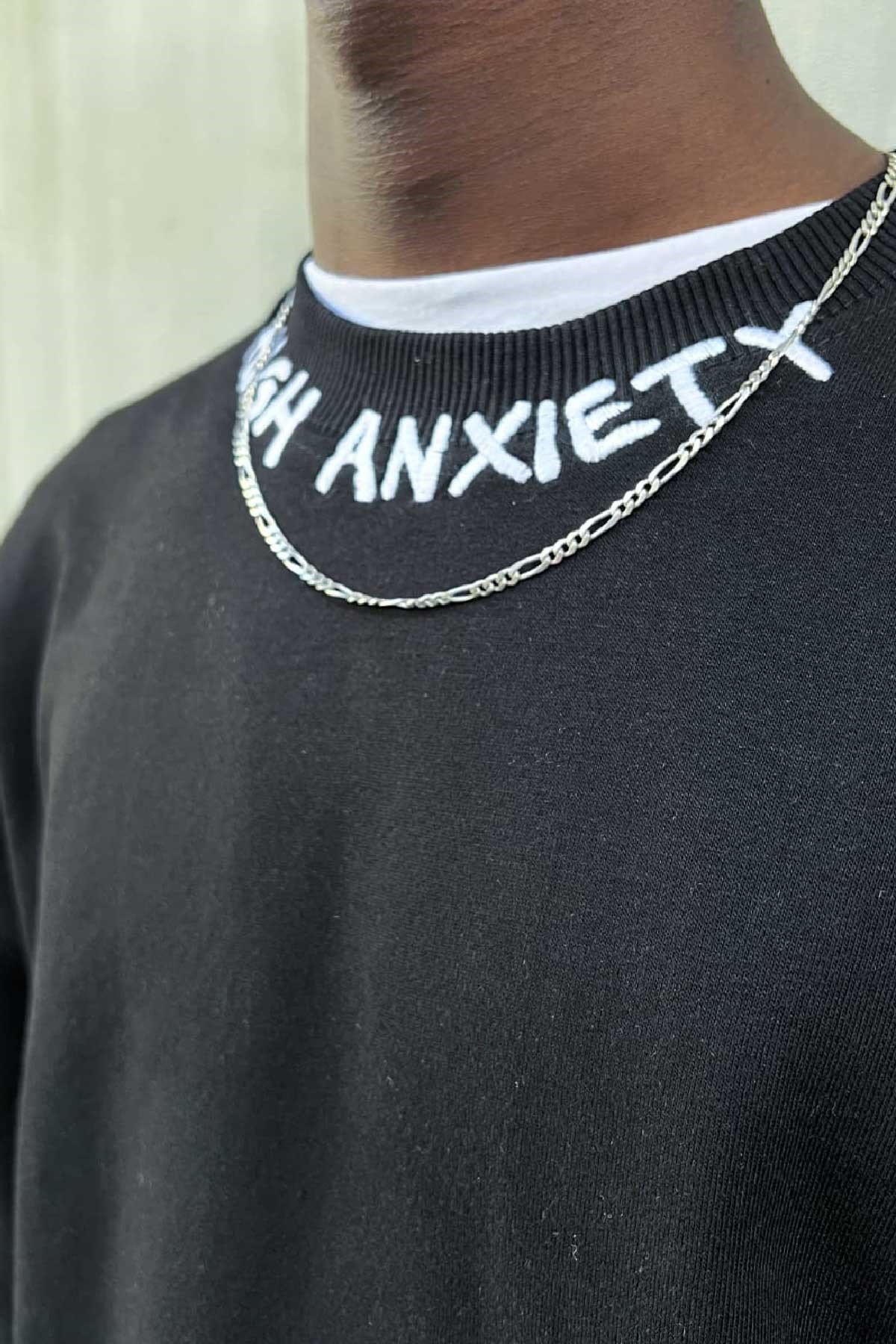 Oversize Siyah Sweatshirt