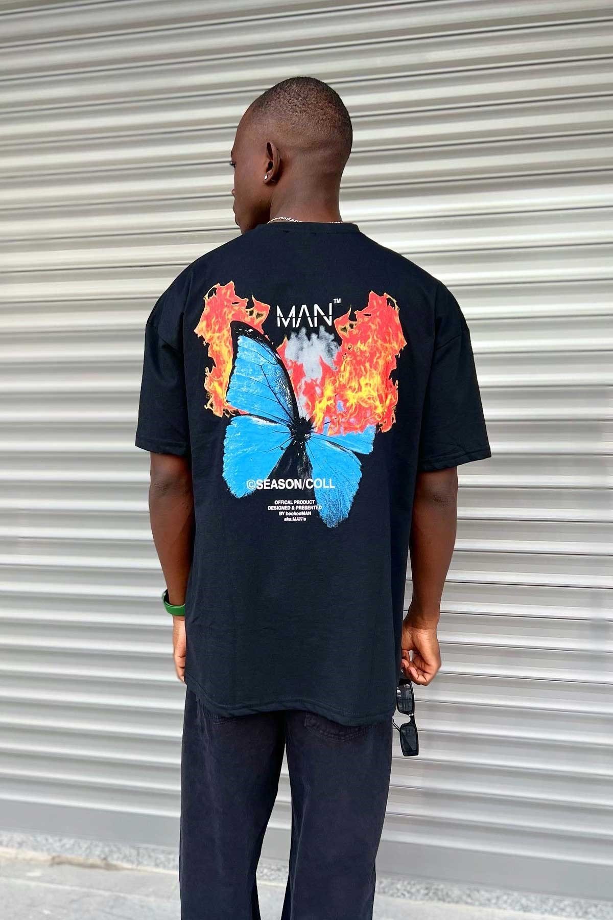 Oversize Siyah T-Shirt