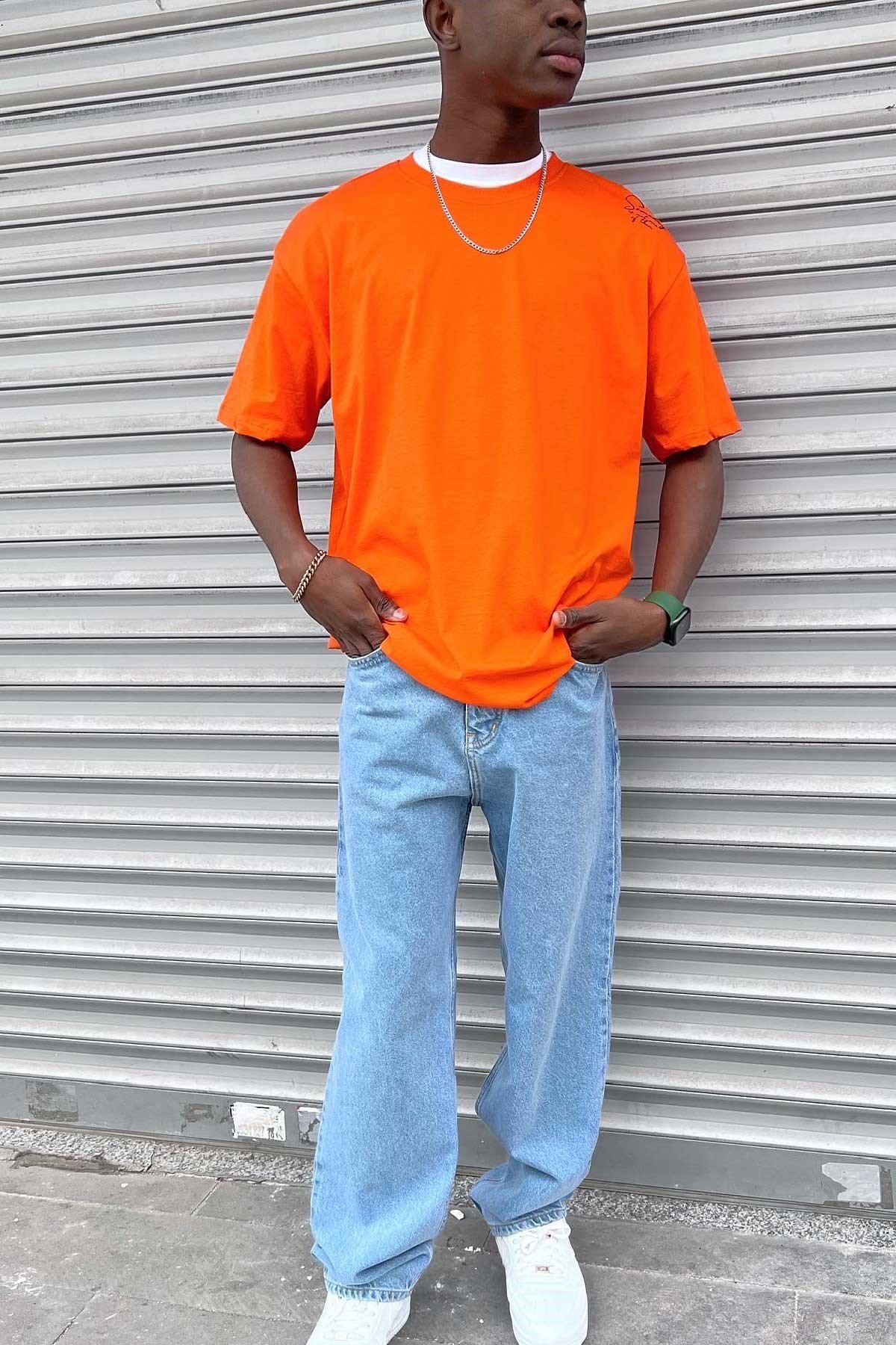 Oversize Turuncu T-Shirt