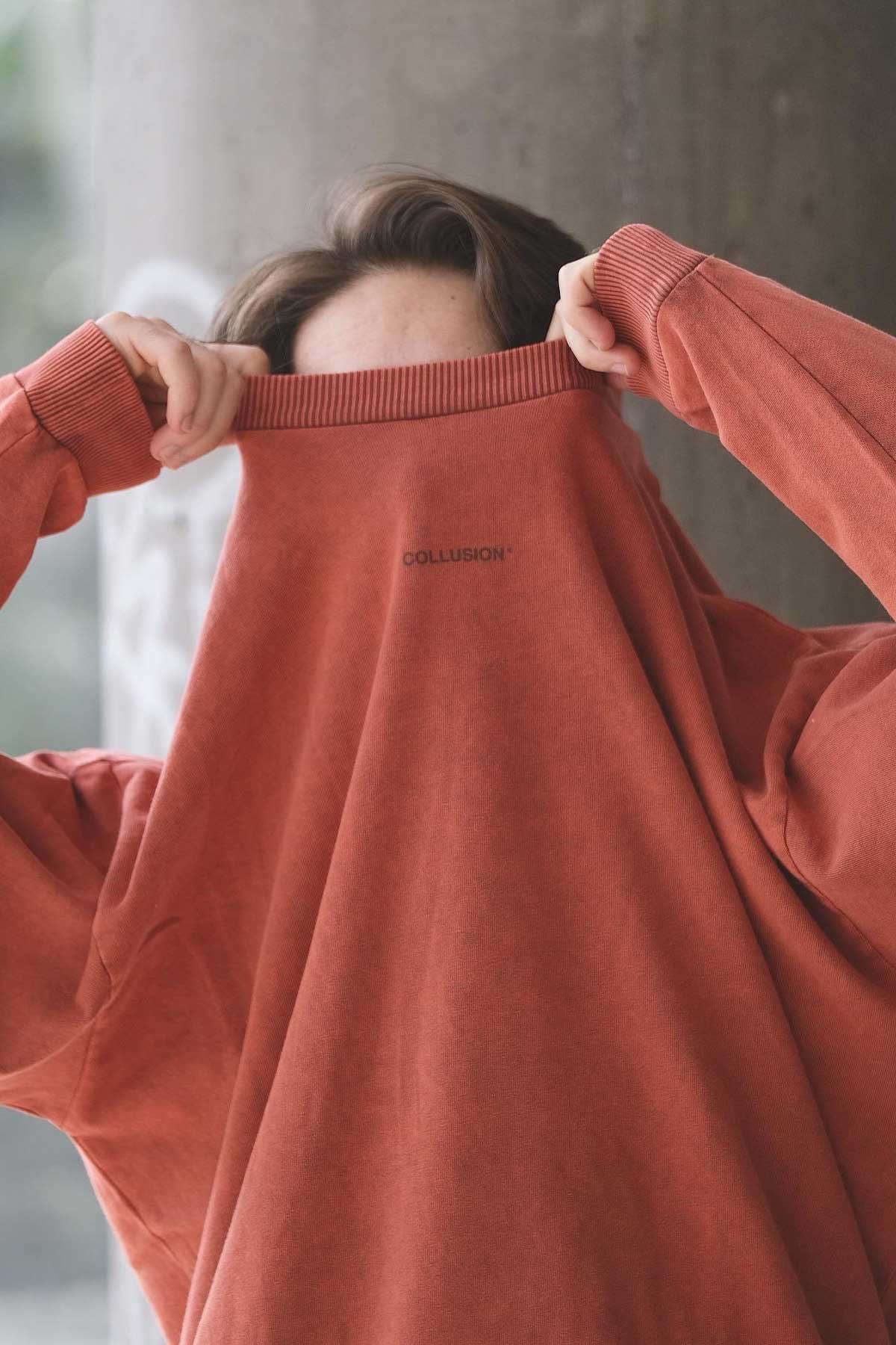 Oversize Yıkamalı Sweatshirt