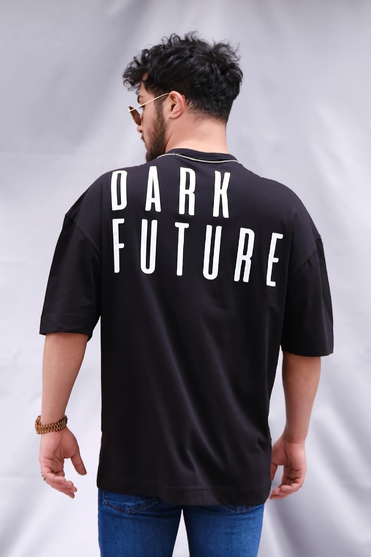 OversizeT-Shirt Siyah Dark Future