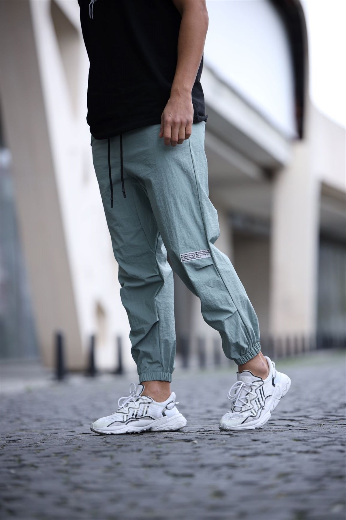 PARAŞÜT KUMAŞ JOGGER YEŞİL