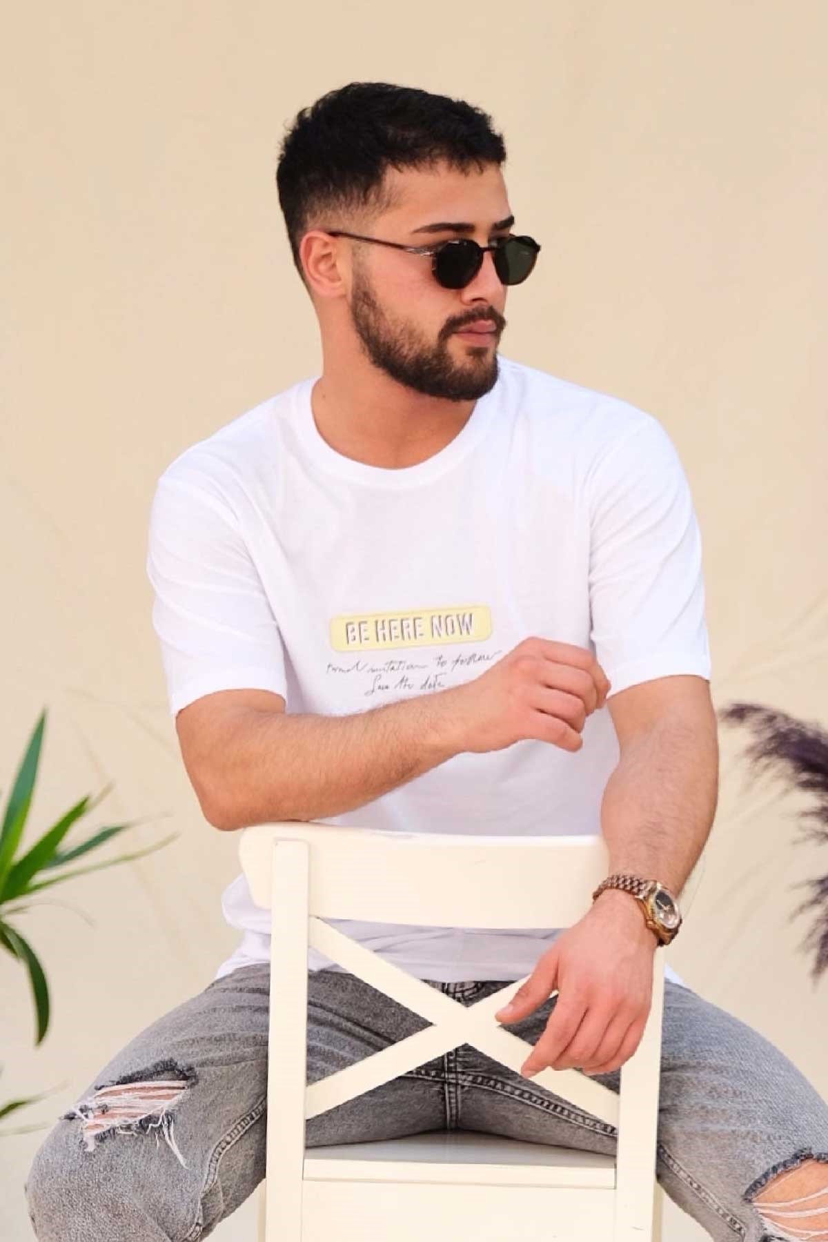 Regular Fit Be Here Now T-Shirt
