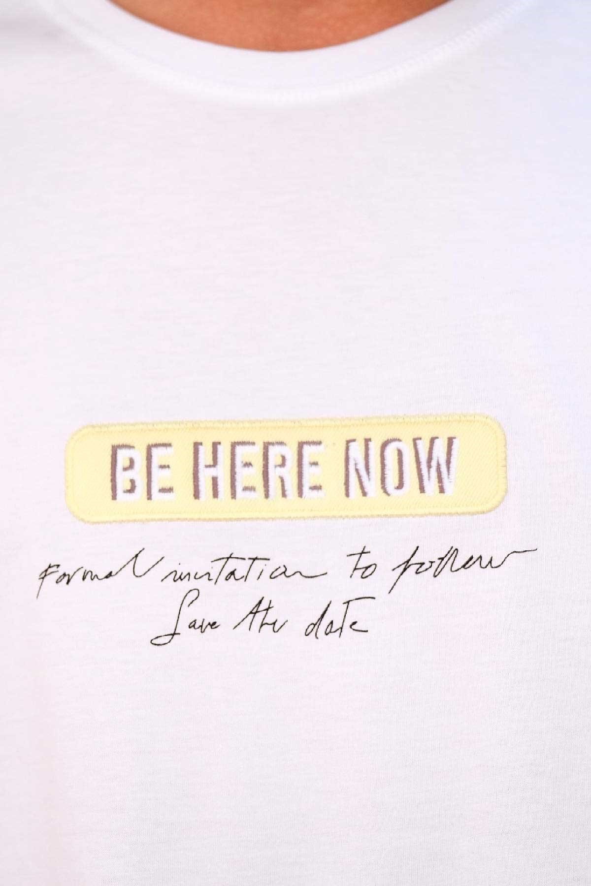 Regular Fit Be Here Now T-Shirt
