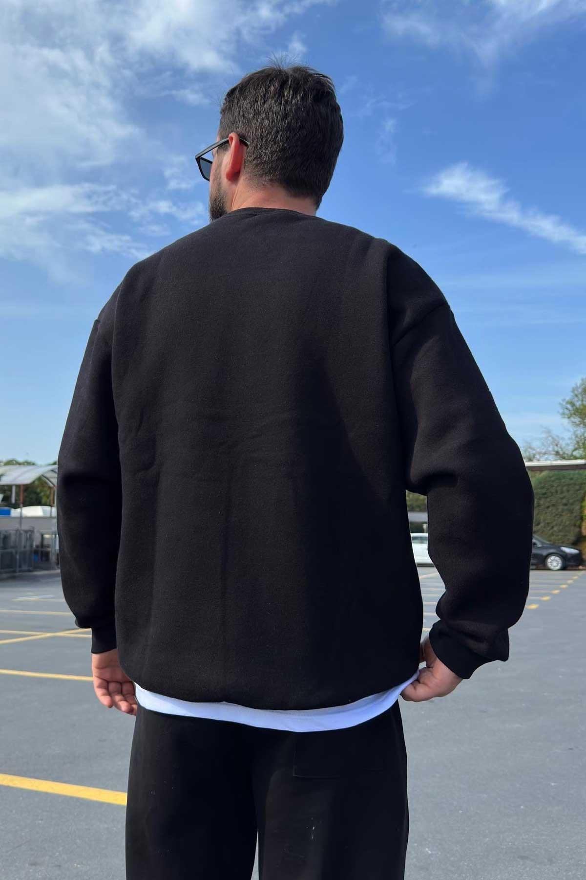 Siyah Basic Sweat