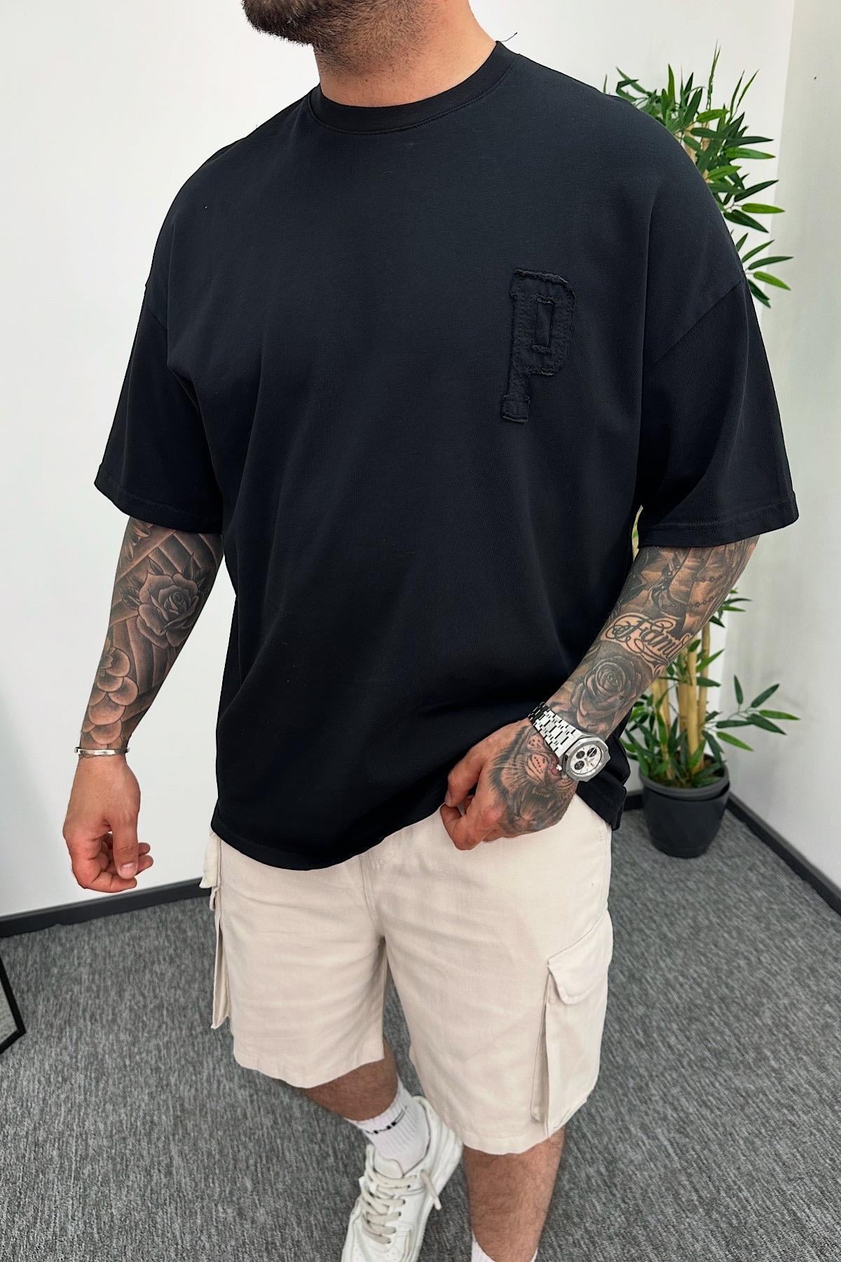 Siyas Paris Baskılı T-Shirt