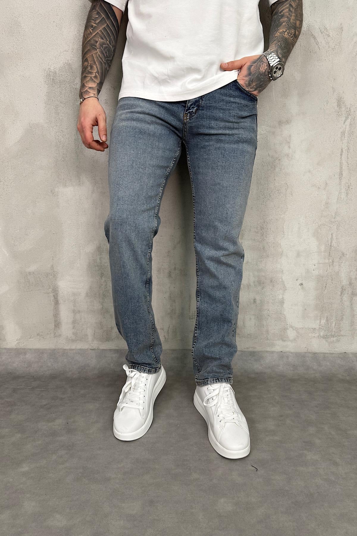Taşlamalı Regular Fit Jean