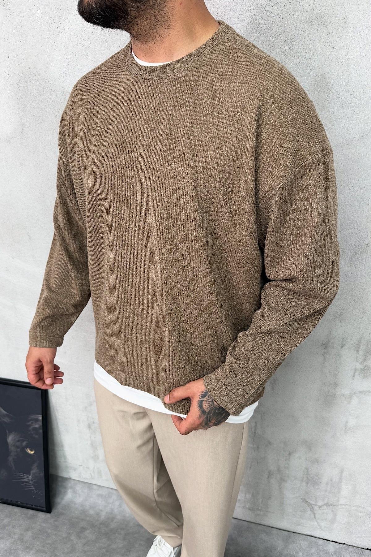 Toprak Renk İnce Triko