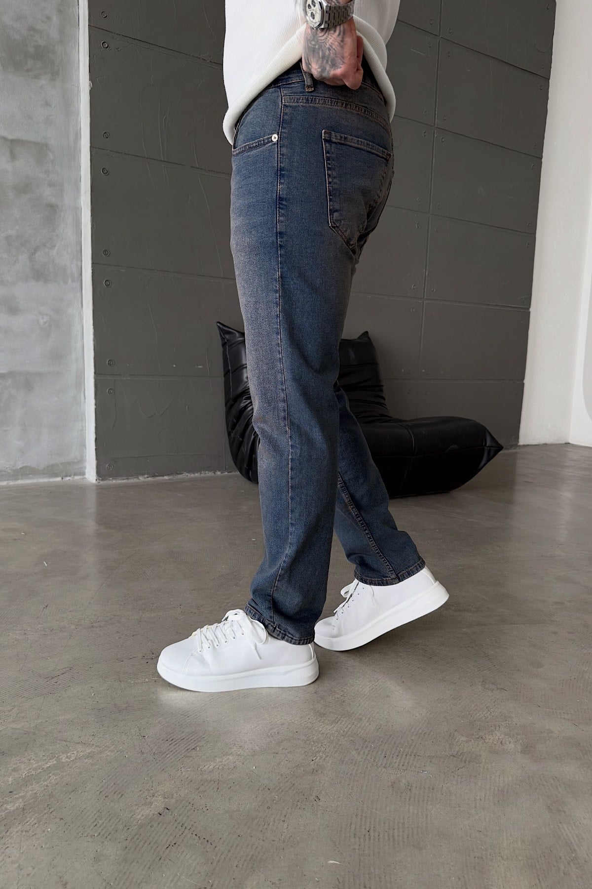 Yıkamalı Regular Jean