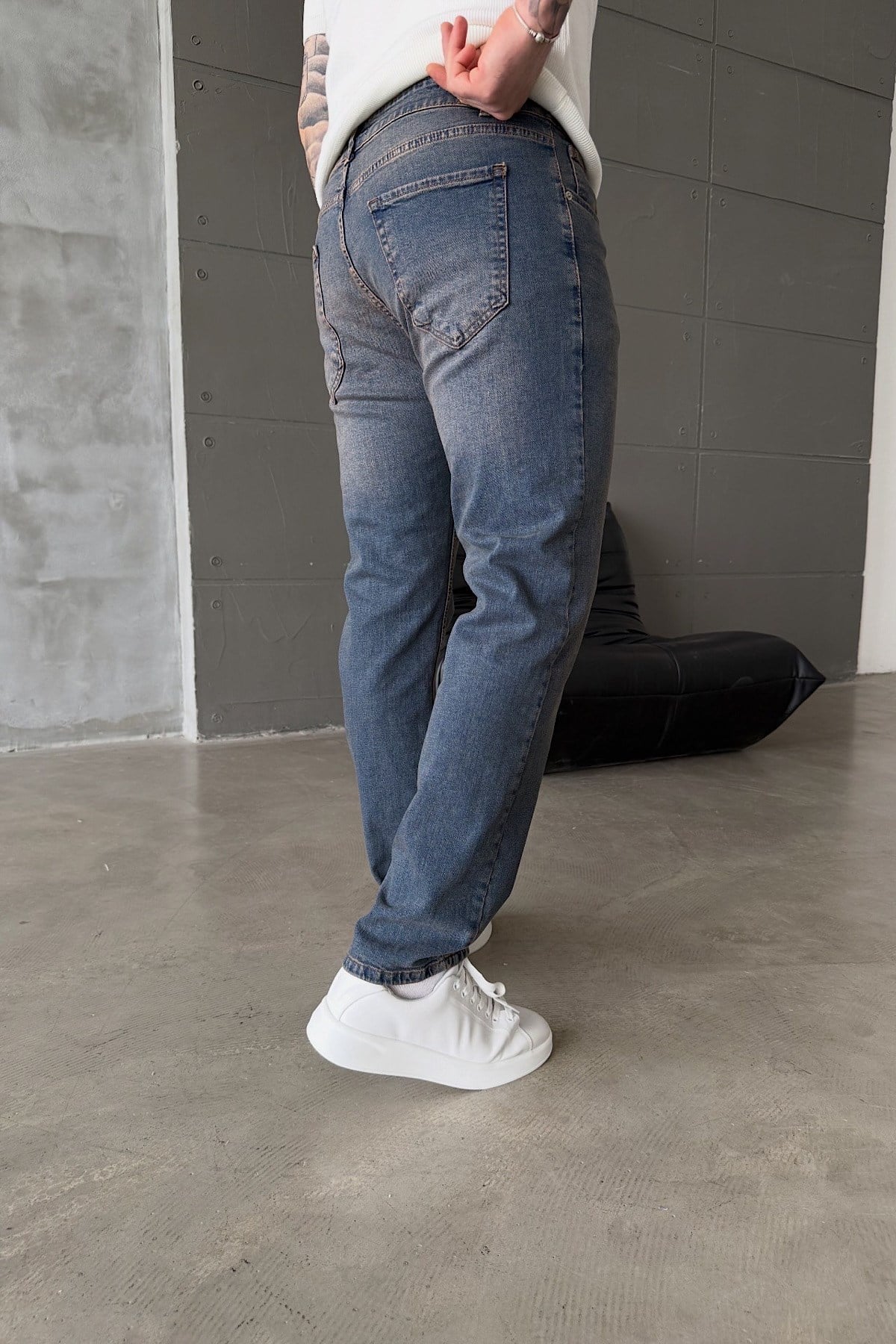Yıkamalı Regular Jean