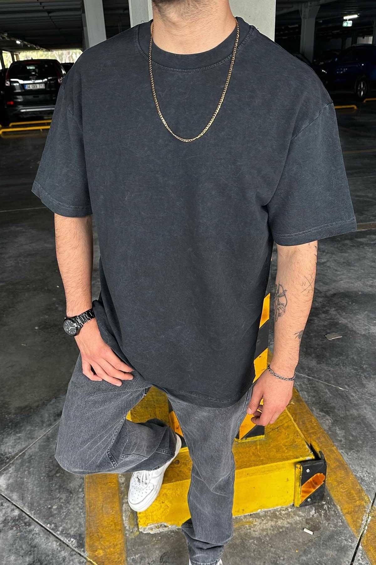 Yıkamalıı Basic T-Shirt