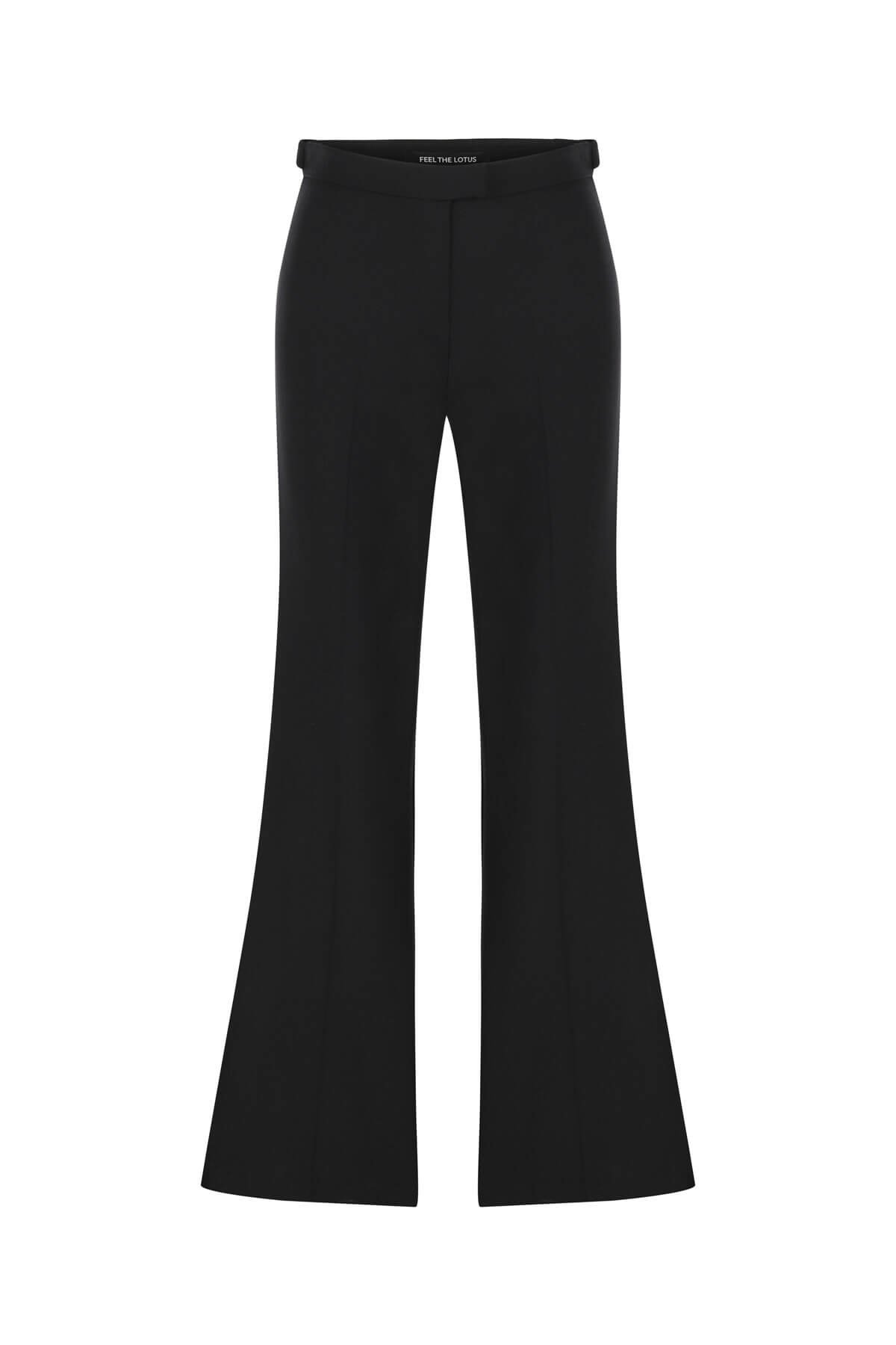 BLACK PIPED ALBA PANTS BLACK