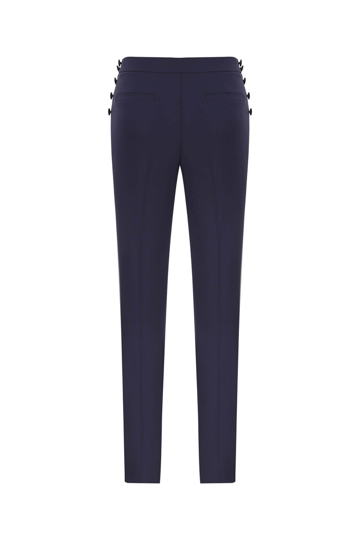 BUTTONED PANTS NAVY