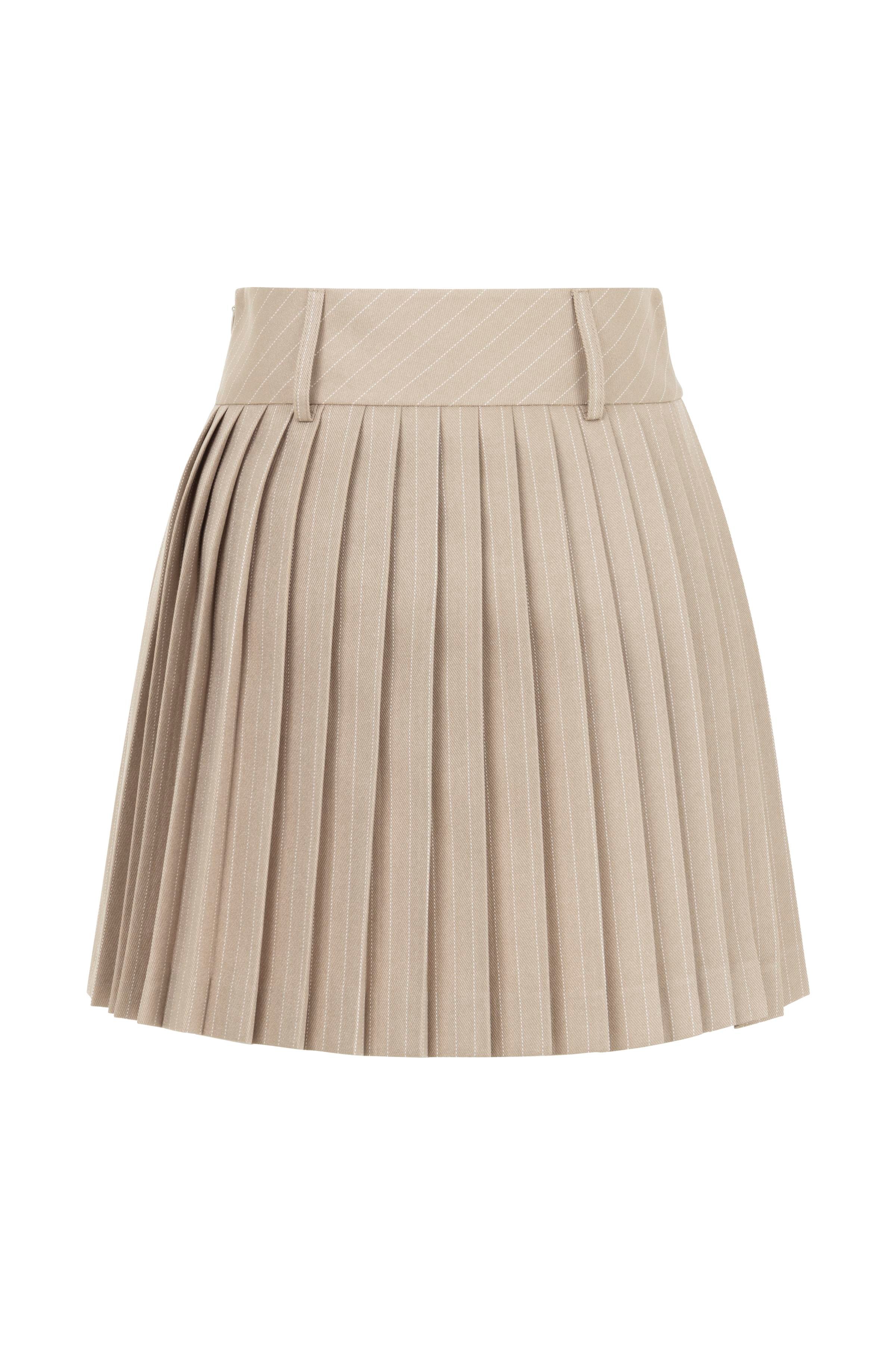 CLÉO BEJ PİLELİ ETEK