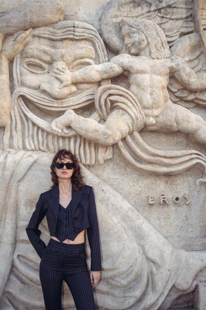 CLÉO MIDNIGHT BLUE VEST