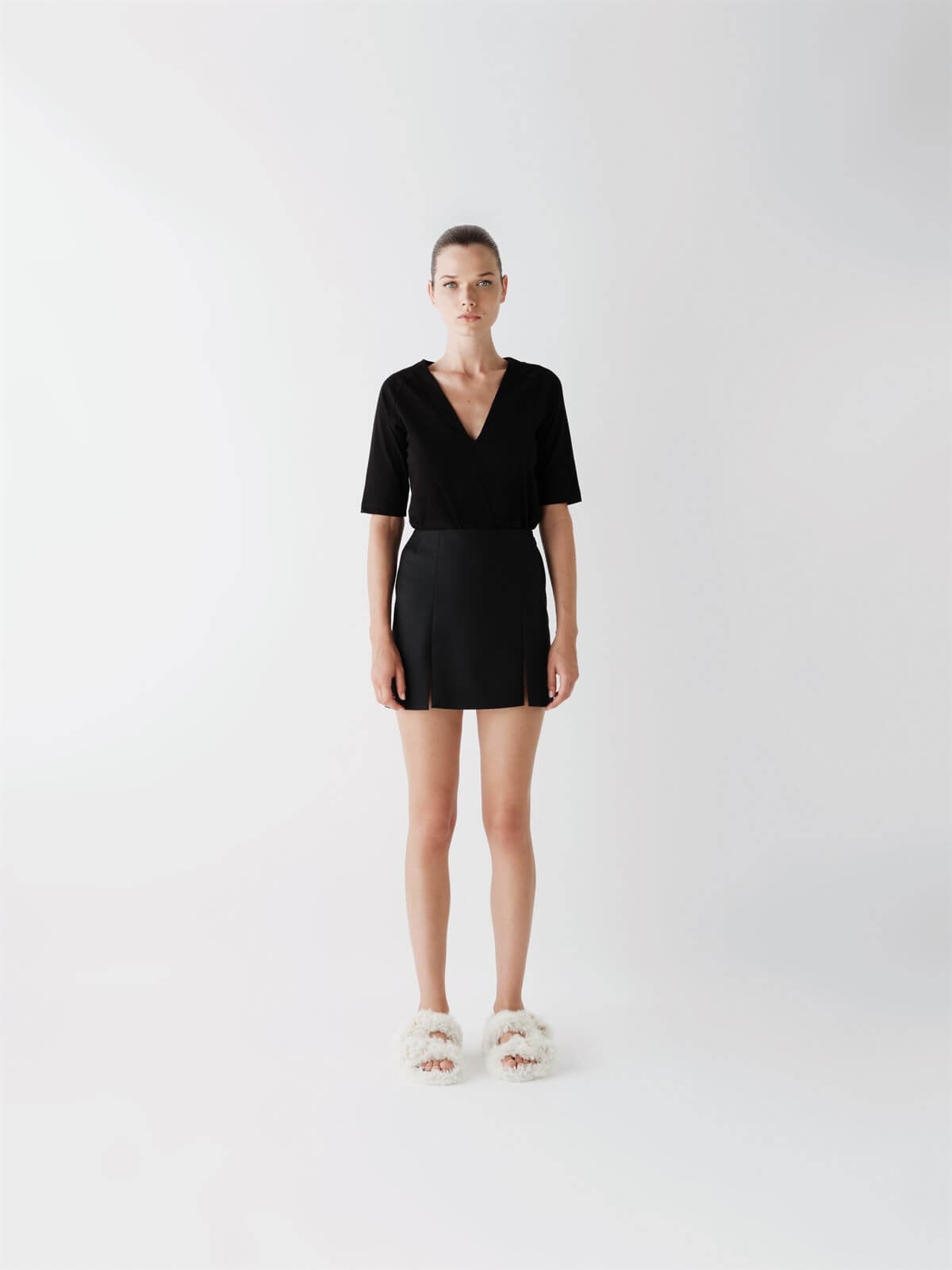 Cotton Siyah T-shirt