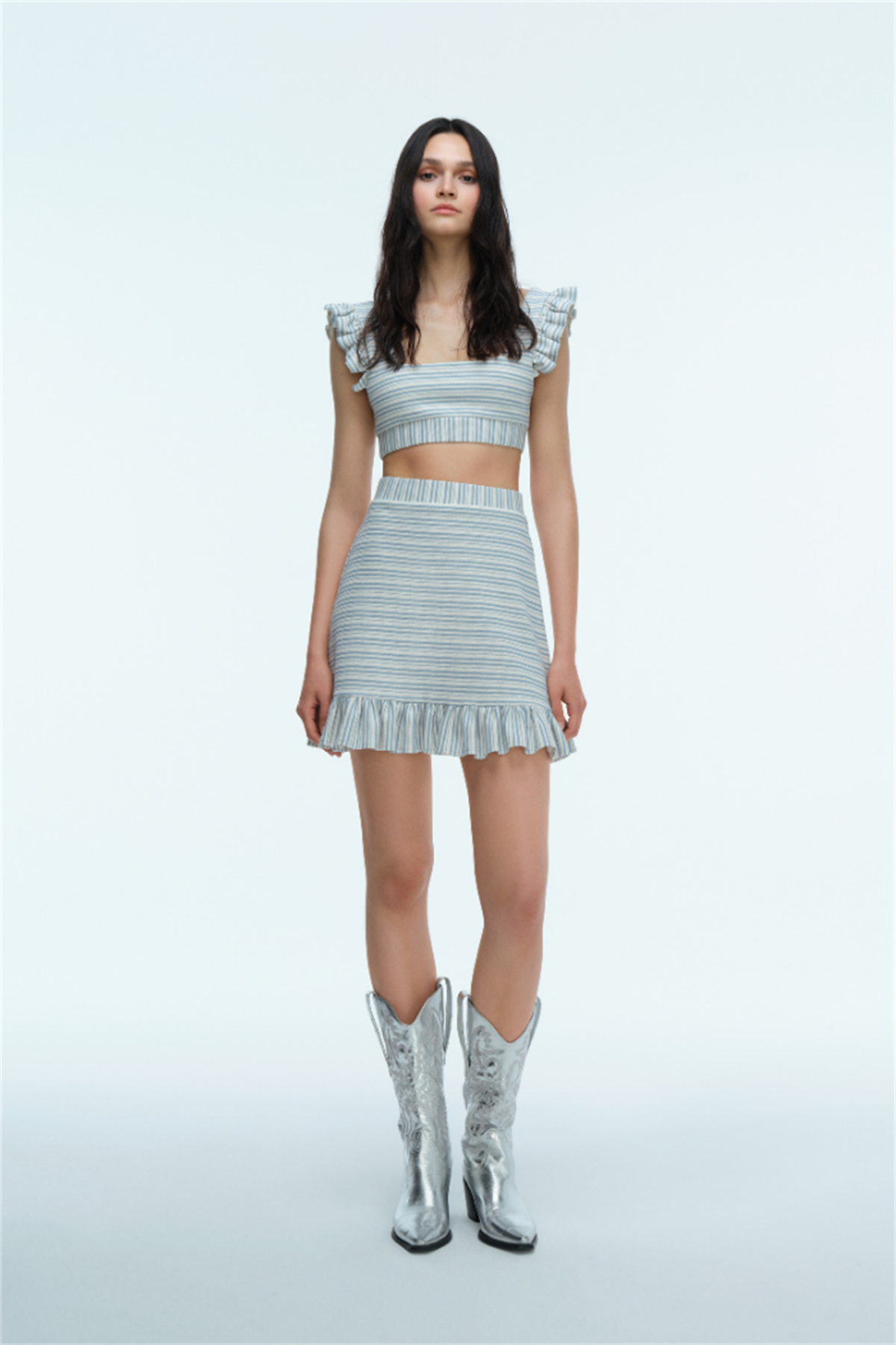 Hydra Knitted Mini Skirt