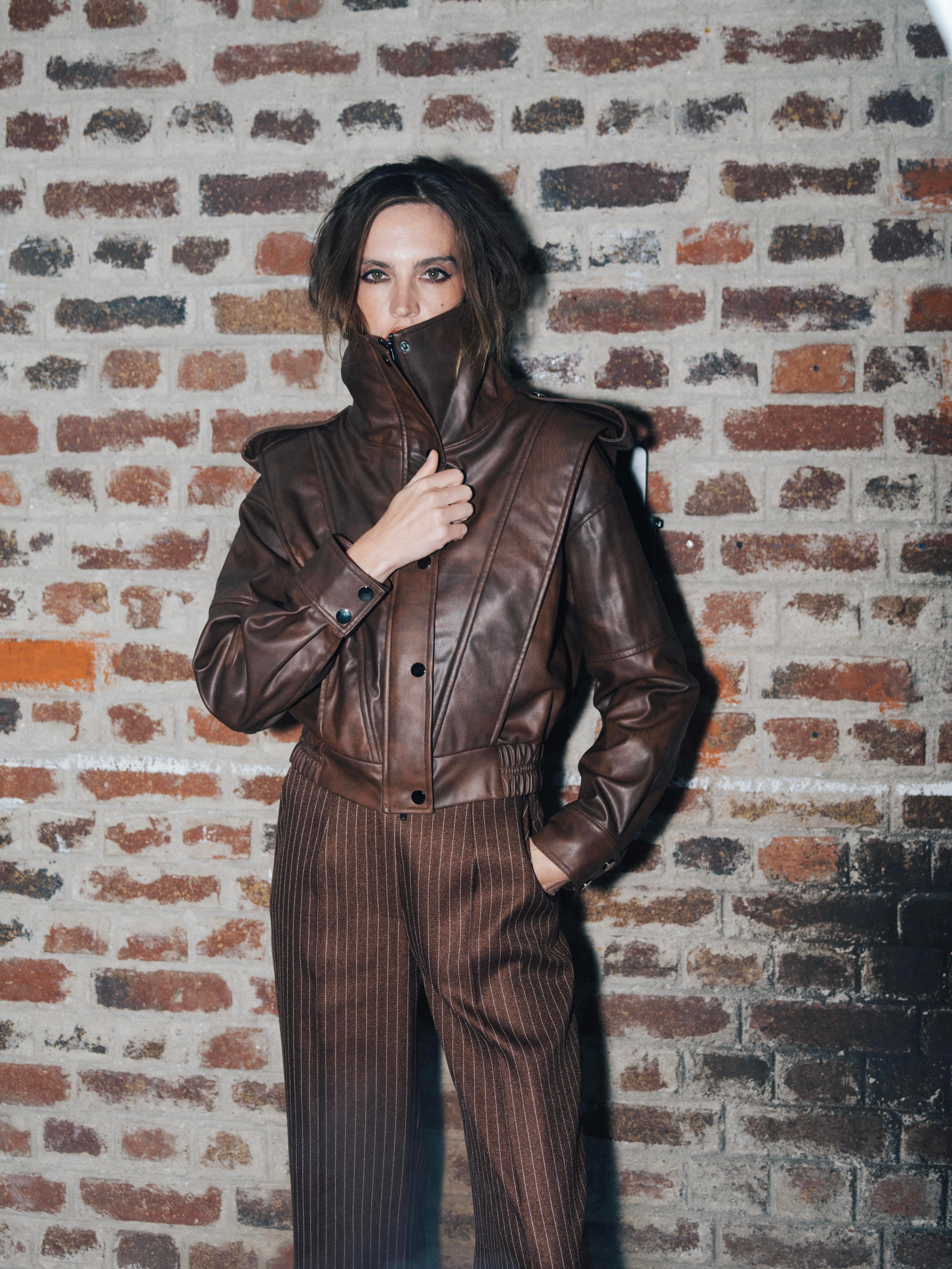 LIDIA LEATHER JACKET
