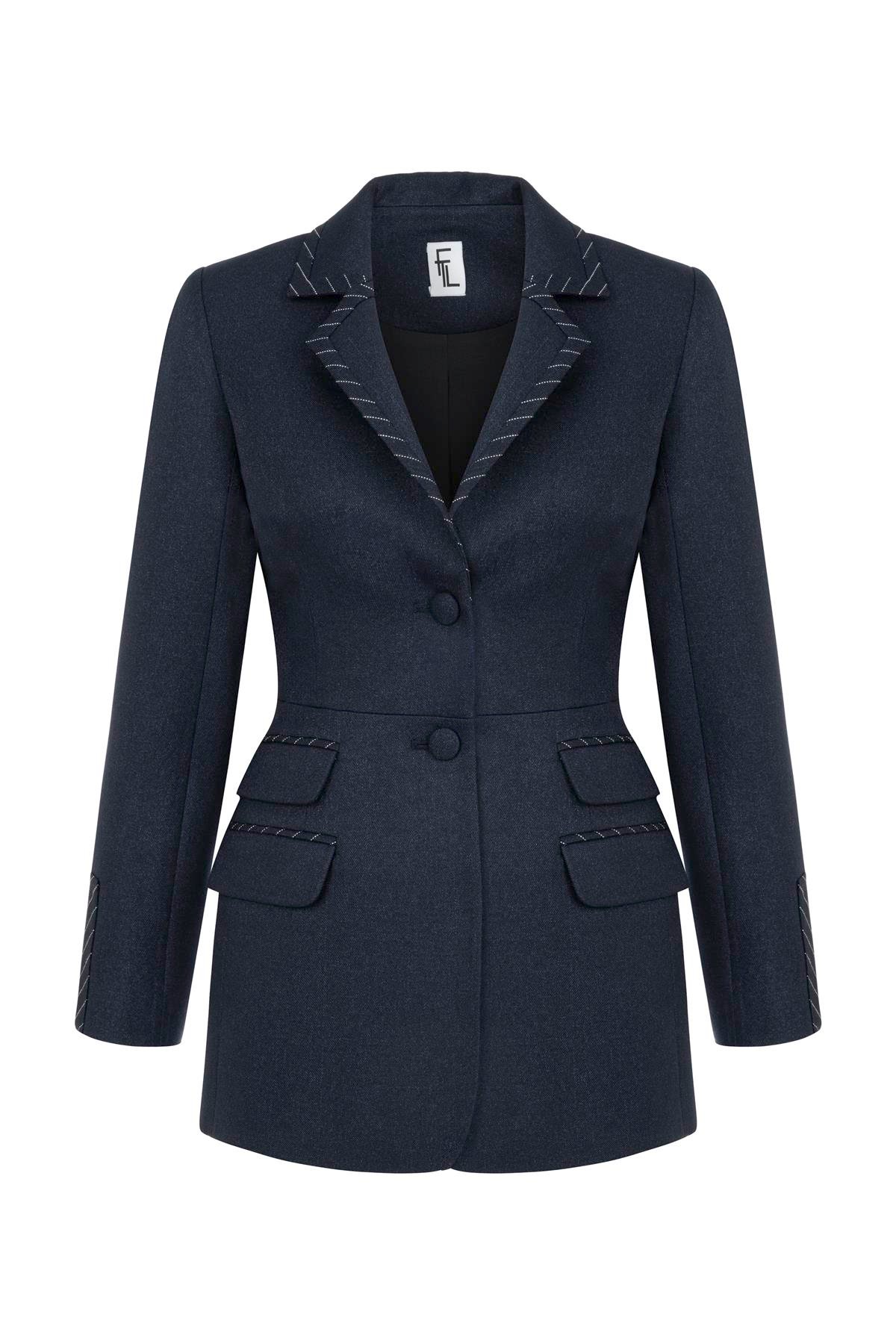 LUCIEN GECE MAVİSİ CEKET