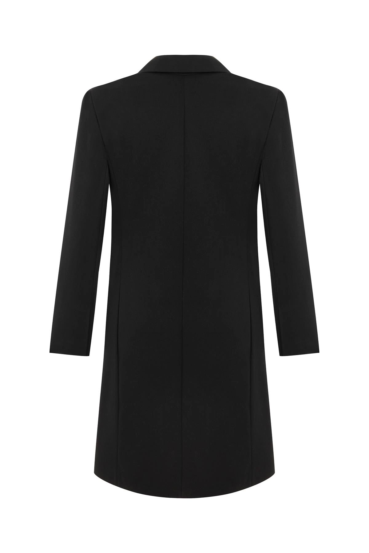 Maryse Siyah Uzun Blazer