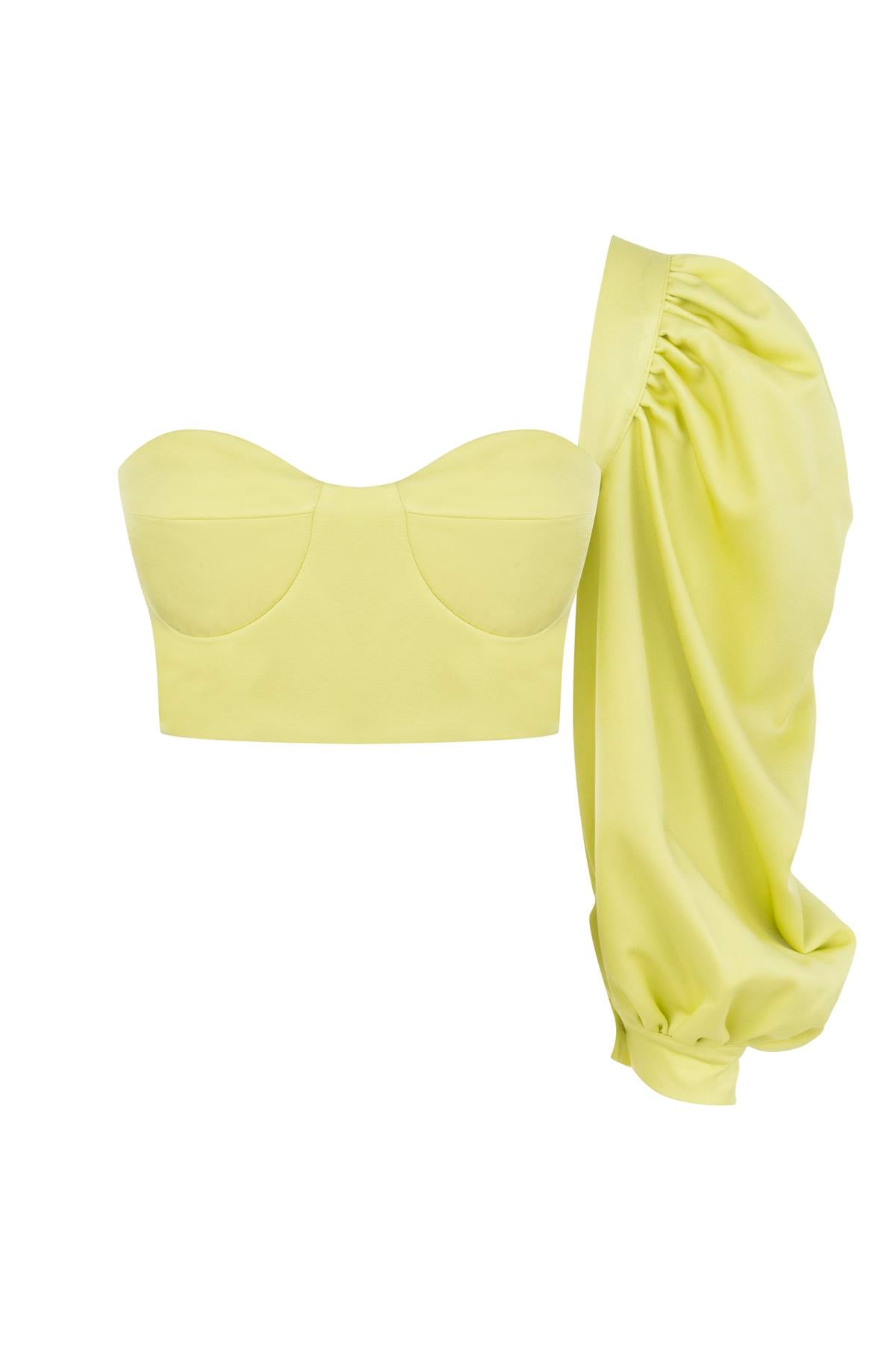 Melody Mellow Green Crop Top