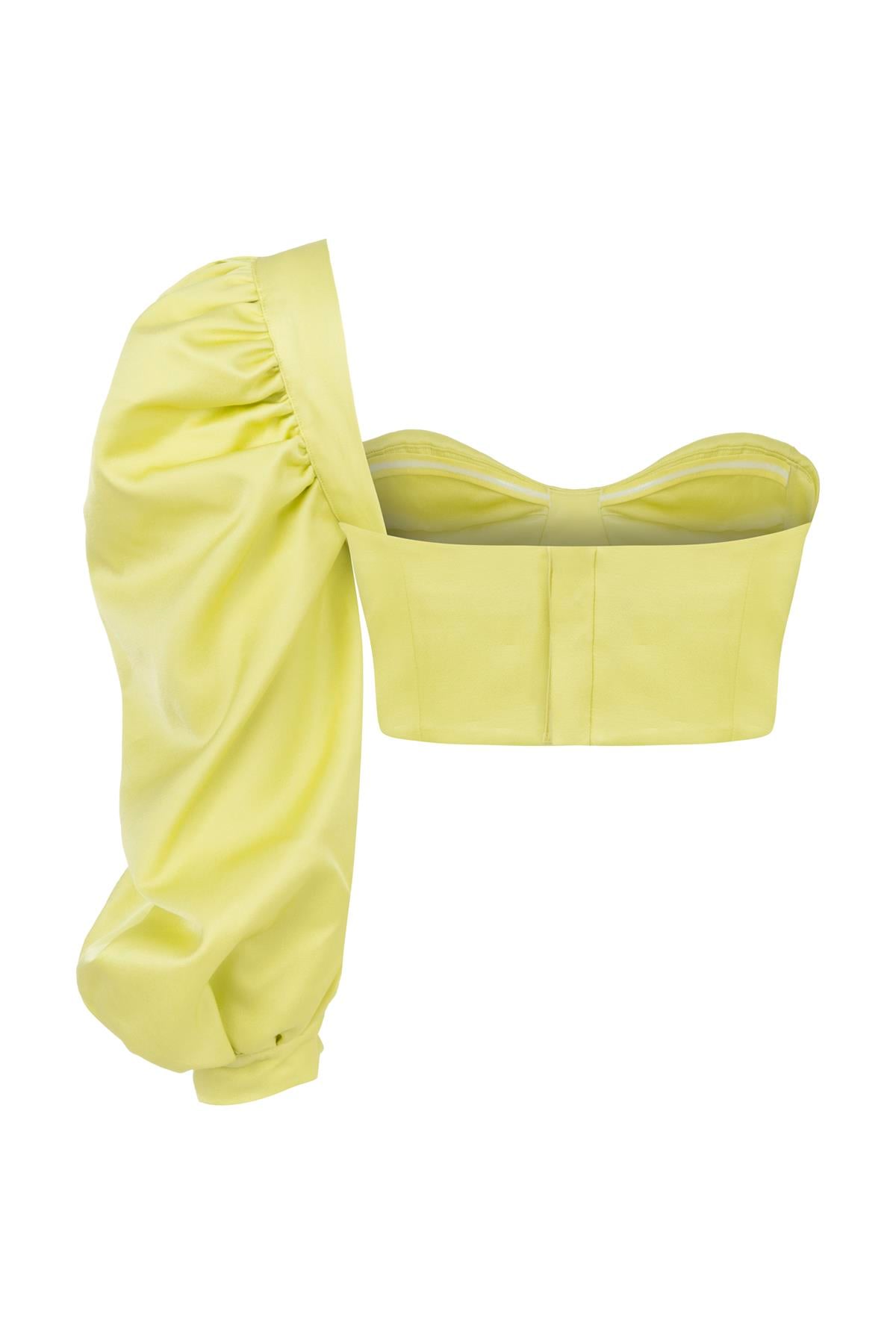 Melody Mellow Green Crop Top