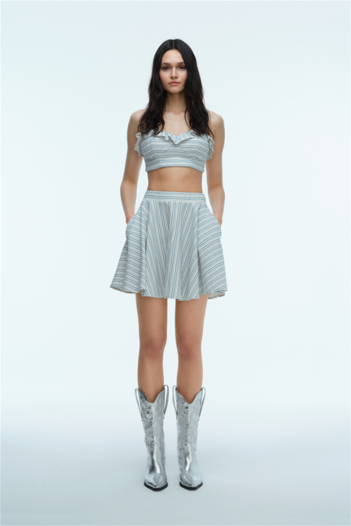 Milos Knitted Mini Skirt