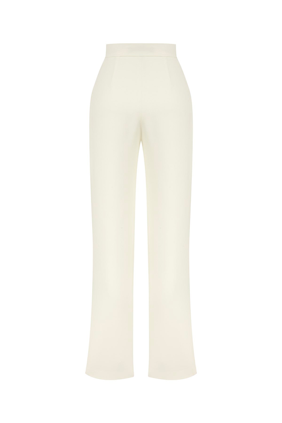 Norma Bol Paça Ekru Pantolon