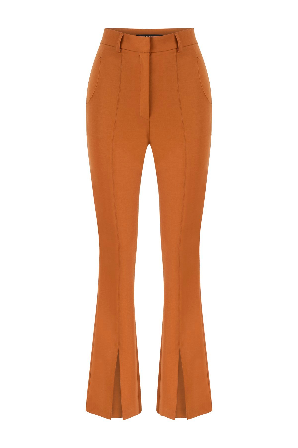 Önü Yırtmaçlı Tarçın Pantolon 