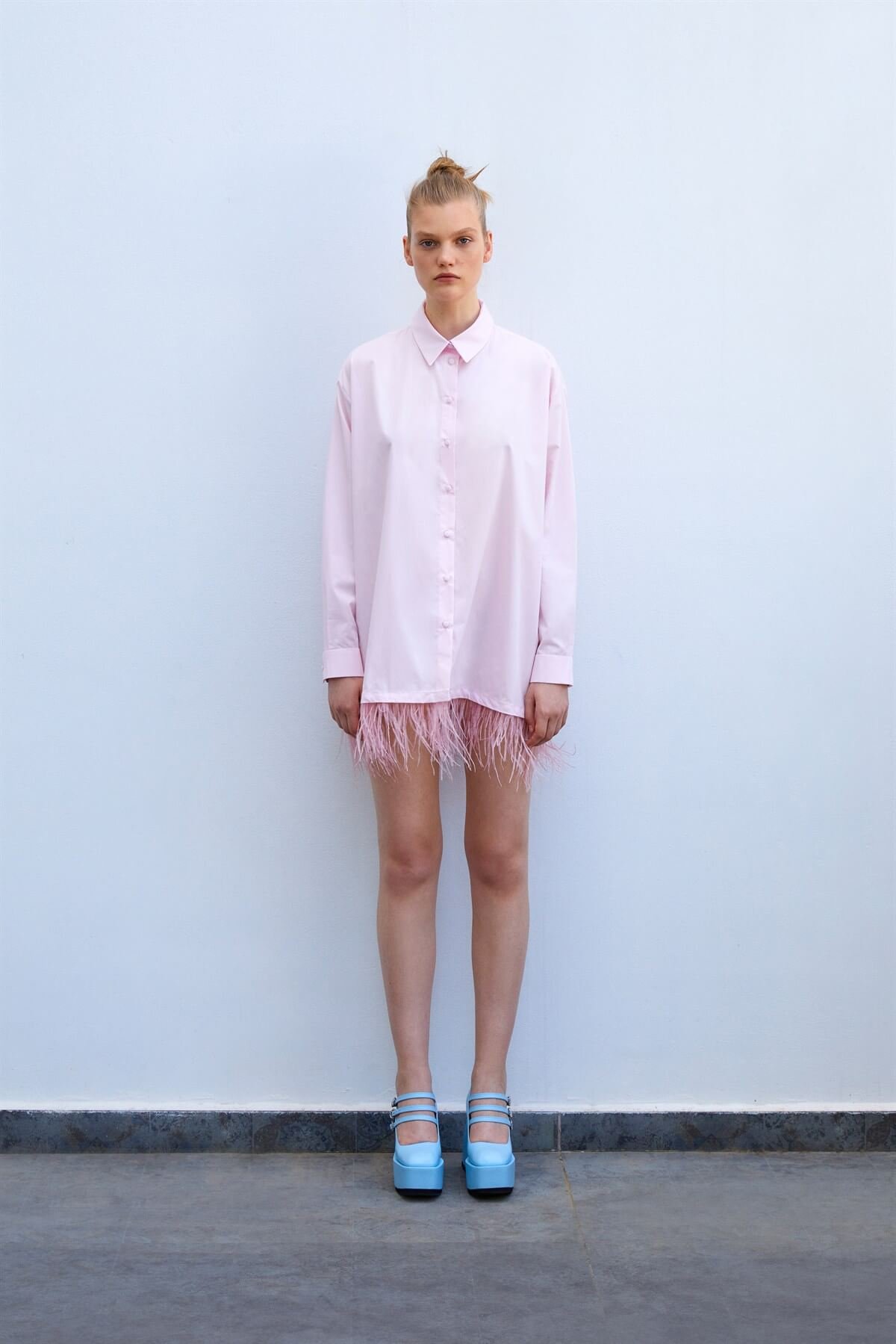 Pembe Tüylü Gömlek