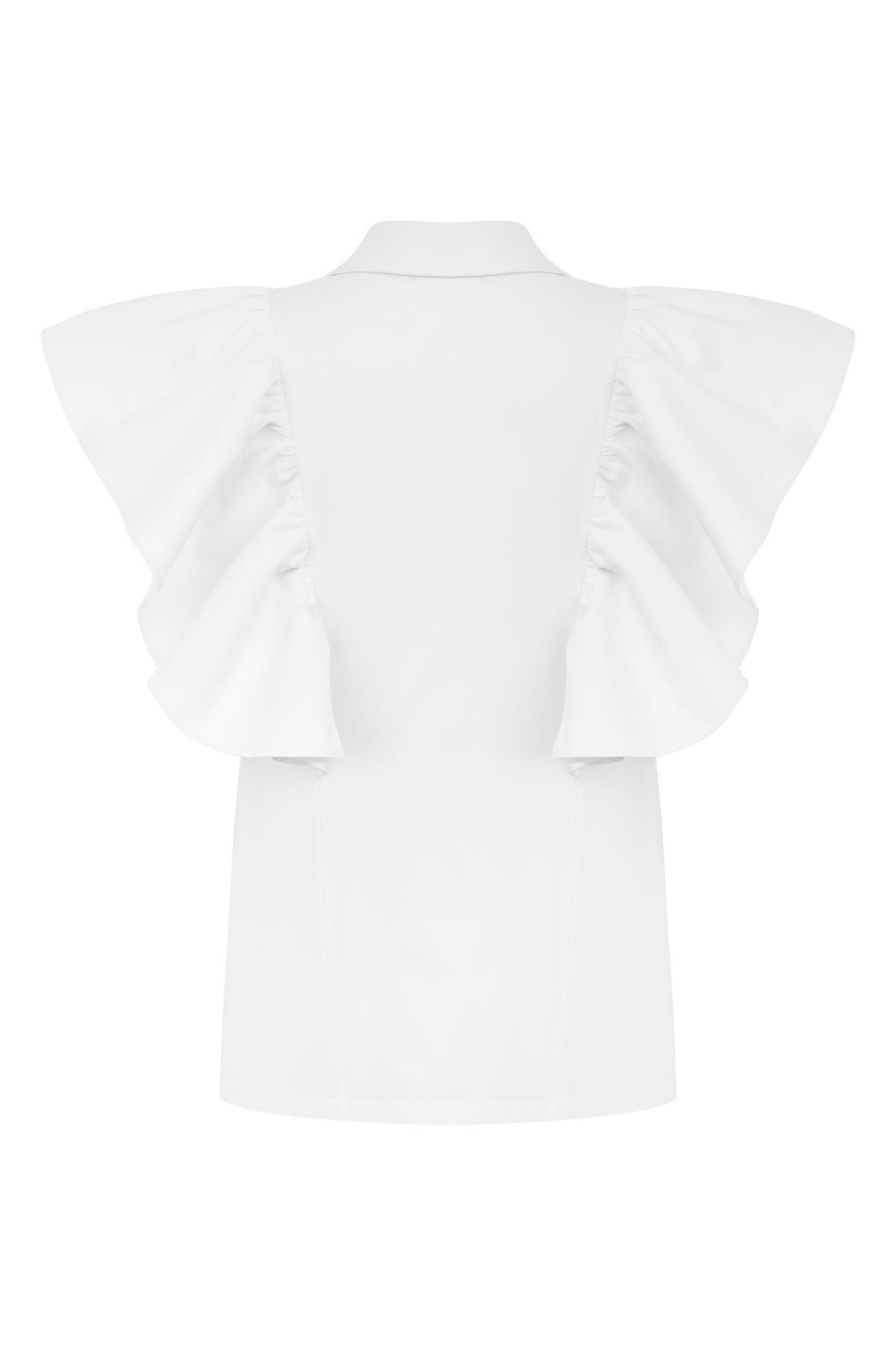 Rene White Poplin Shirt
