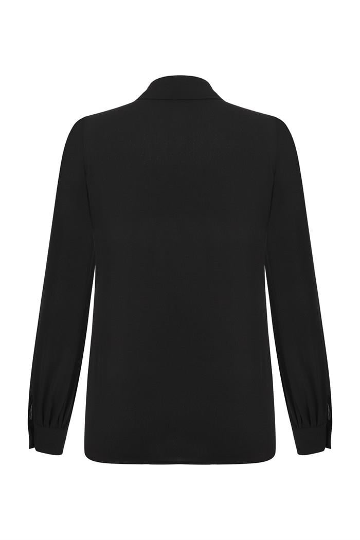 BLACK LACED SHIRT