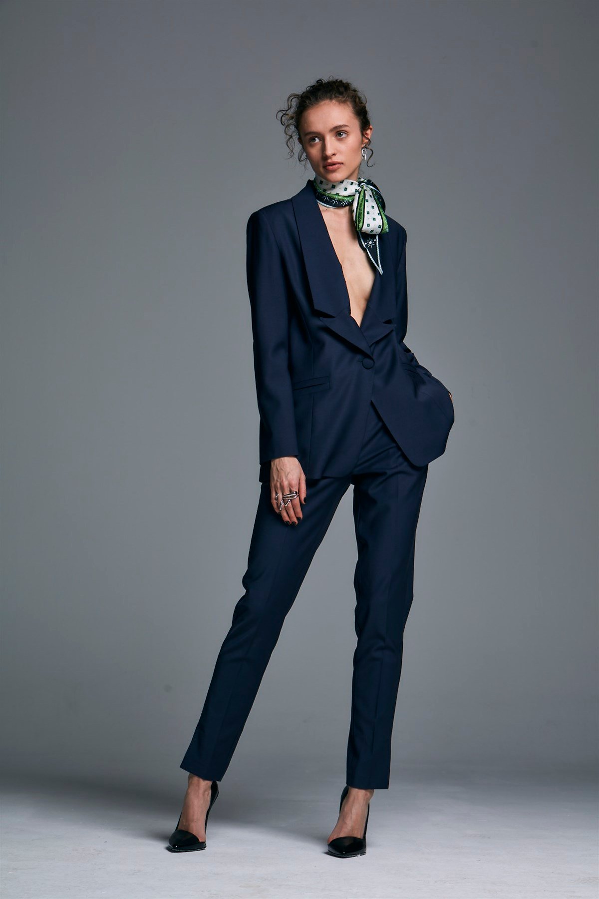 STAR LOTUS JACKET NAVY