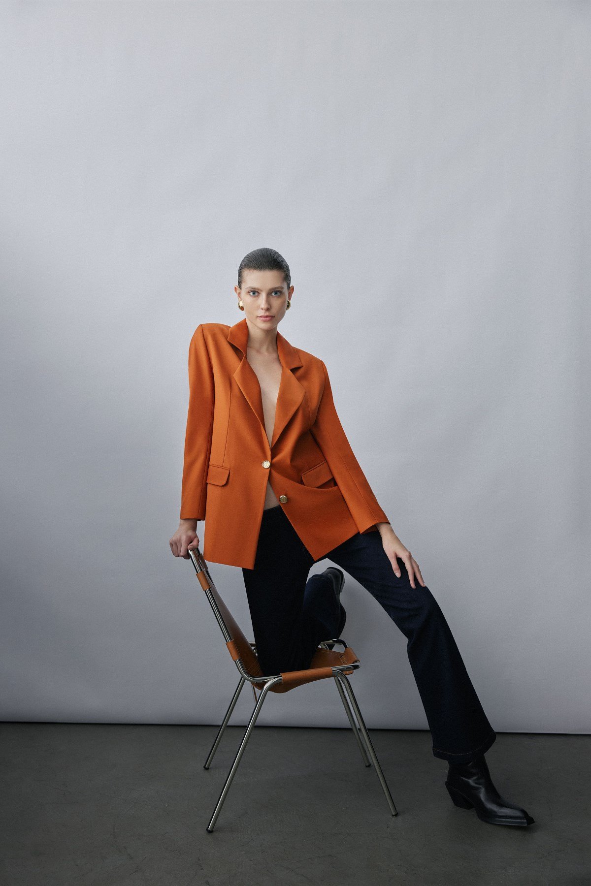 Tarçın Boyfriend Ceket 