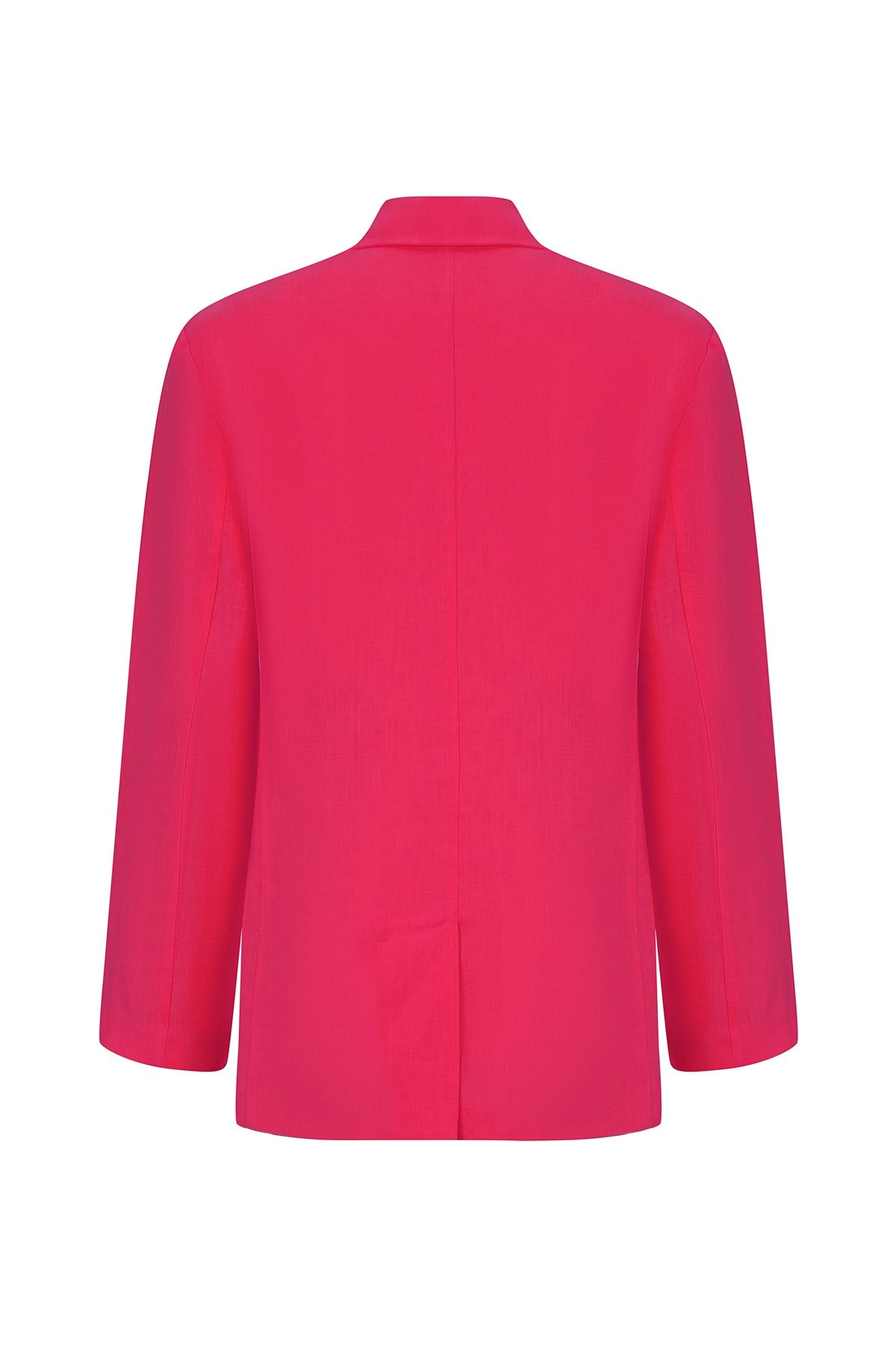Yanı Açık Pembe Ceket