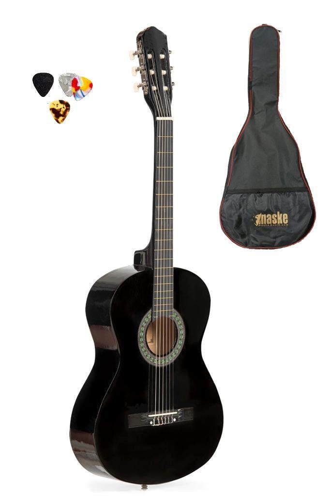Maske Banupo MG1BK 4/4 Tam Boy Siyah Klasik Gitar