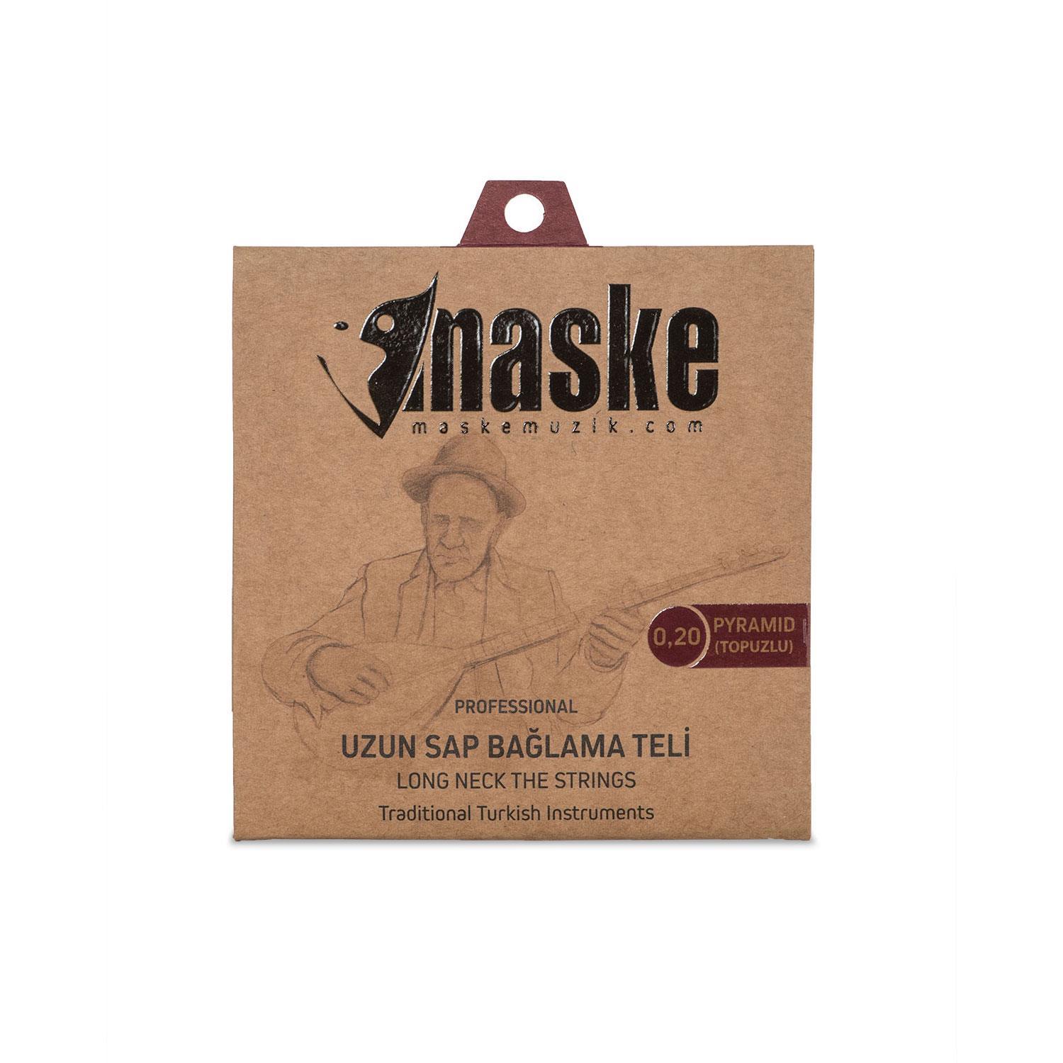 Maske MT20TP 020 Piramit Uzun Bağlama Teli