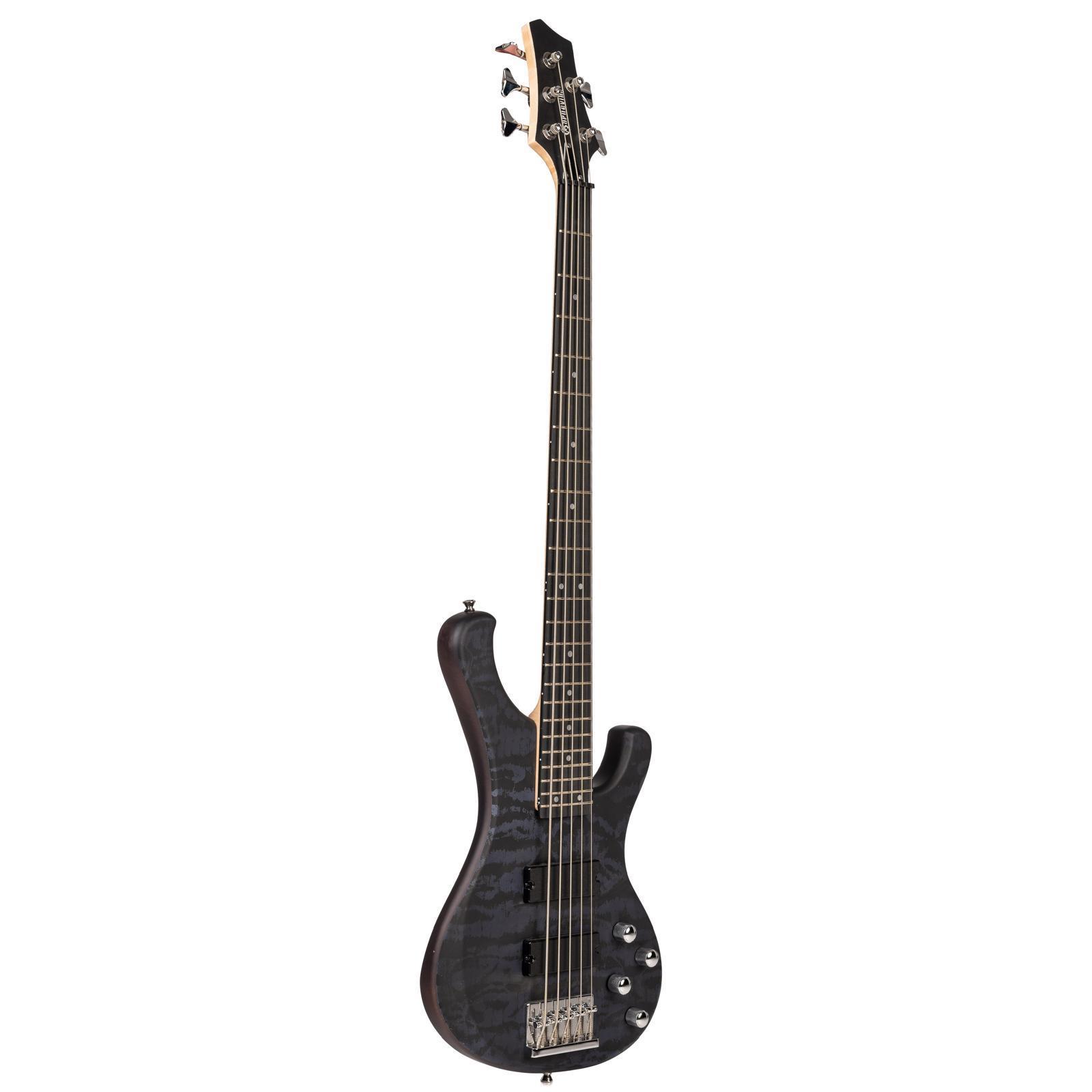 Zoppran Carneville Black Diamond Series BBD5GR Mat 5 Telli Bas Gitar