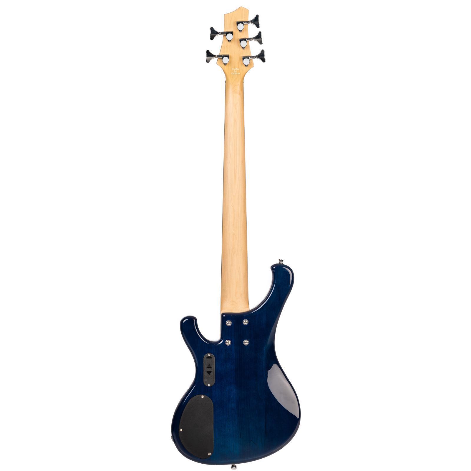 Zoppran Carneville Black Diamond Series BBD5M Mat 5 Telli Bas Gitar